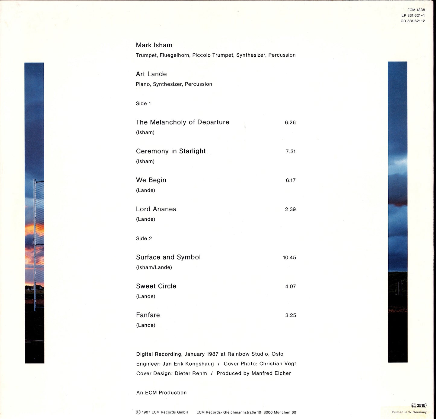 Rainer Brüninghaus – Freigeweht Vinyl LP Kopie Kopie