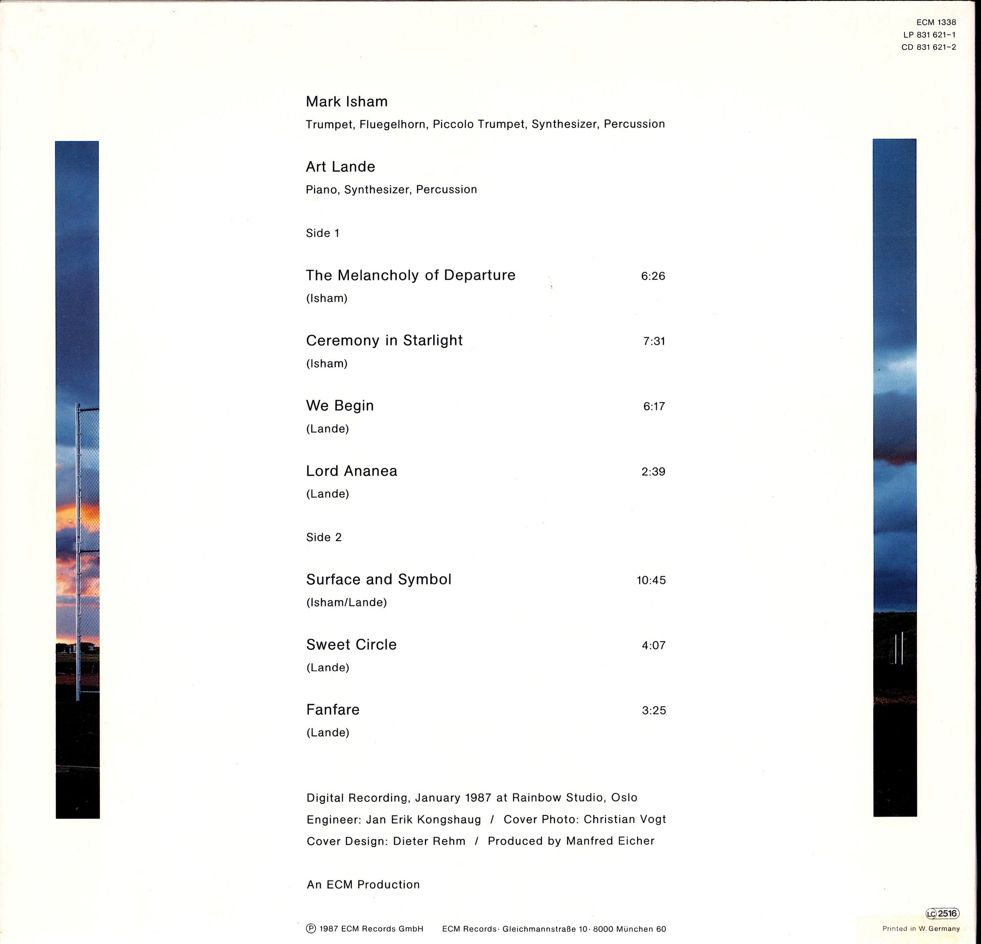 Rainer Brüninghaus – Freigeweht Vinyl LP Kopie Kopie