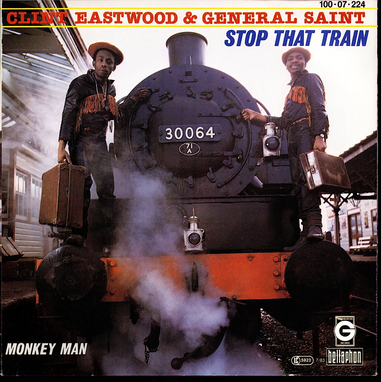 Clint Eastwood & General Saint - Stop That Train Vinyl 7" | DE Original | 1983