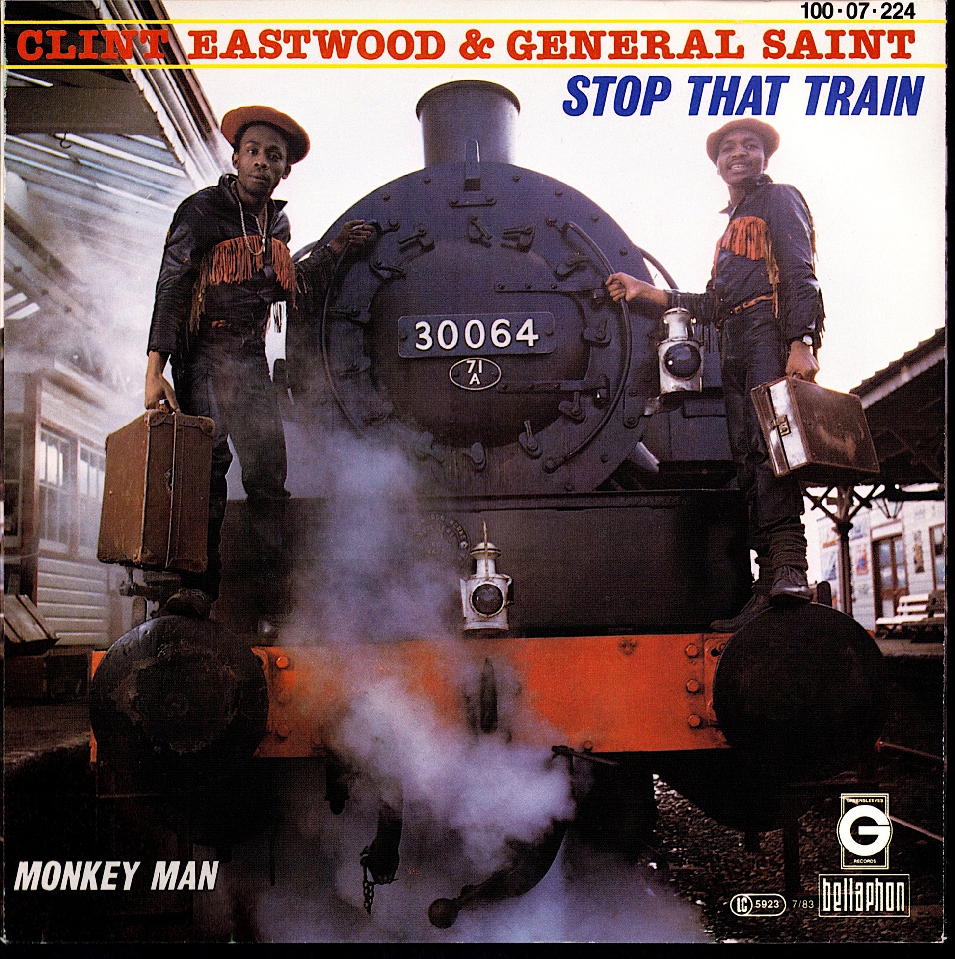 Clint Eastwood & General Saint - Stop That Train Vinyl 7" | DE Original | 1983