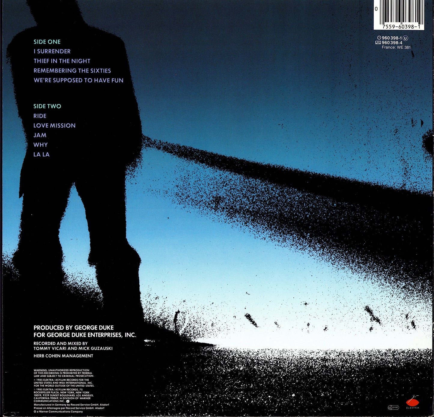 George Duke ‎- The Dream Vinyl LP Kopie