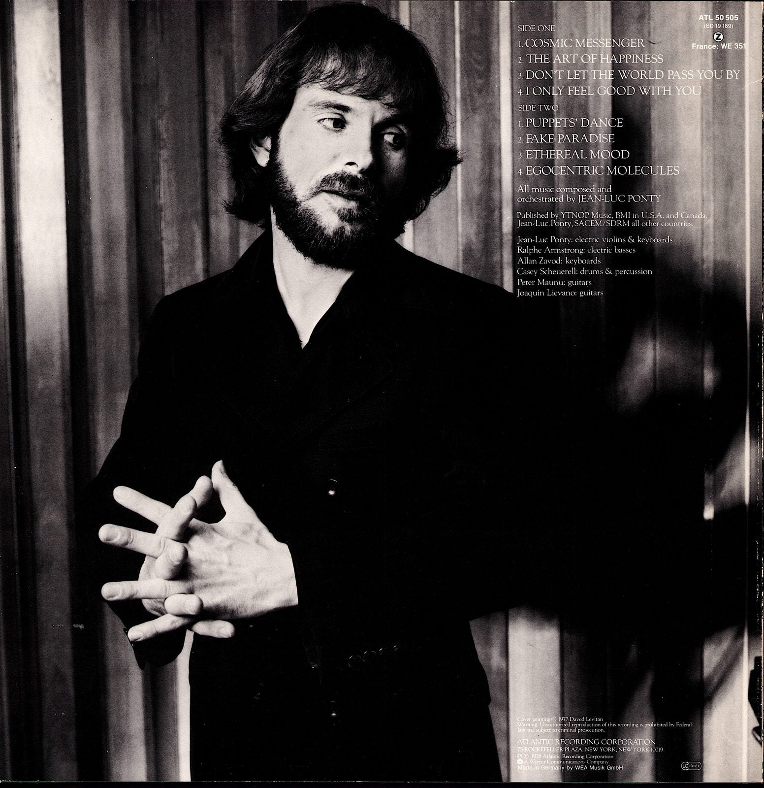 Jean-Luc Ponty – More Than Meets The Ear Vinyl LP Kopie