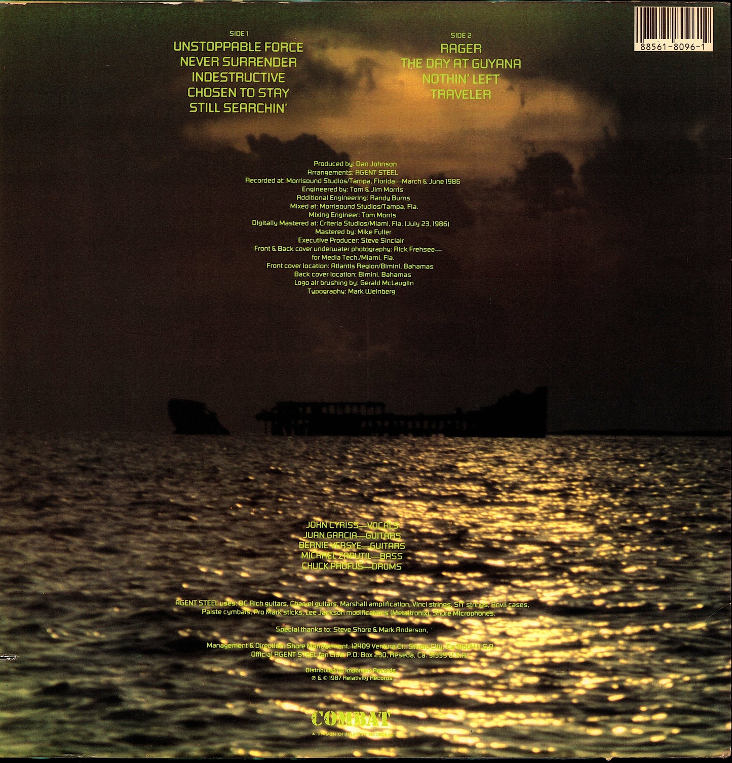 Agent Steel - Unstoppable Force (Vinyl LP | US Original | 1987)
