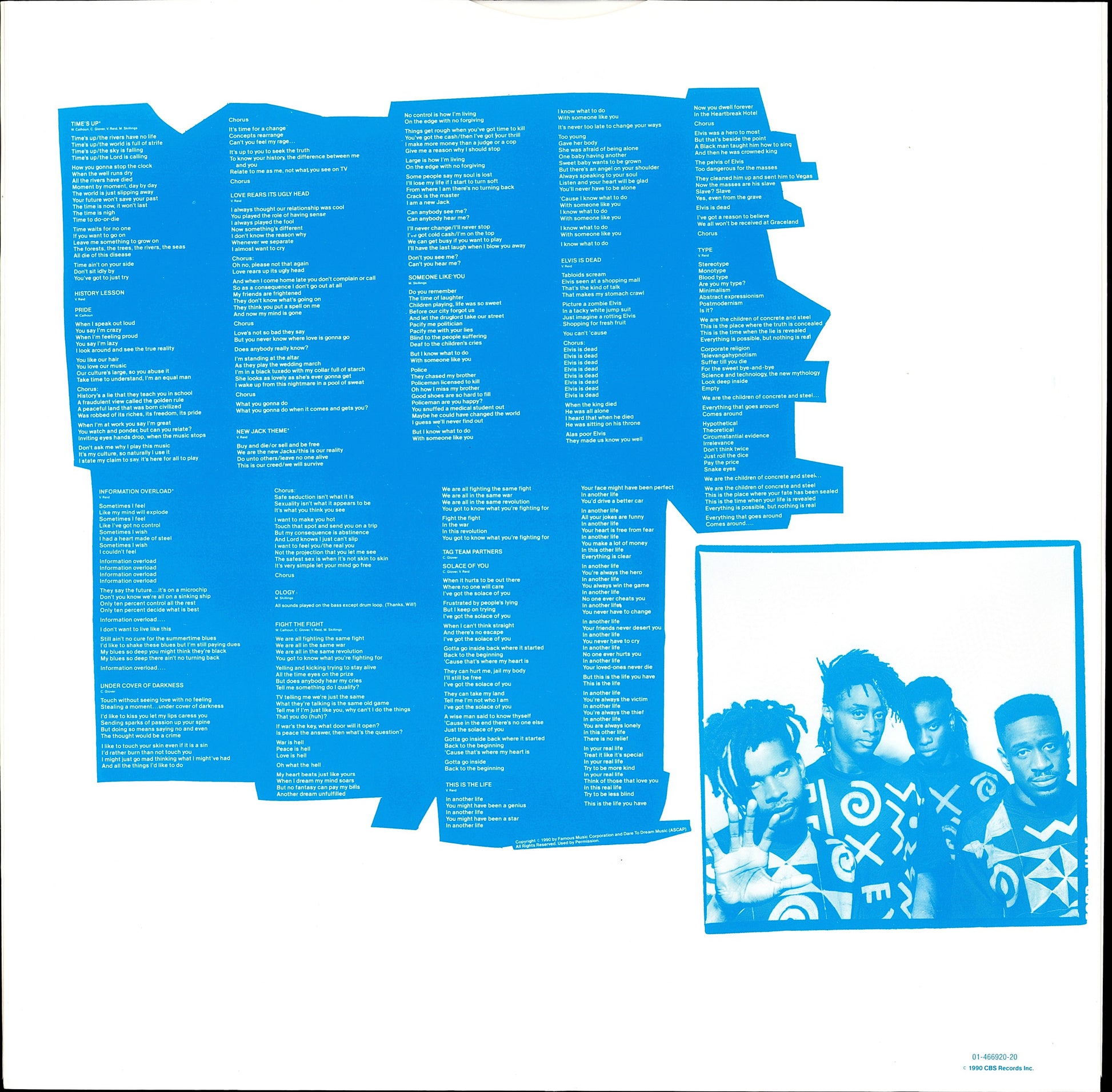 Living Colour ‎- Time's Up Vinyl LP Kopie Kopie