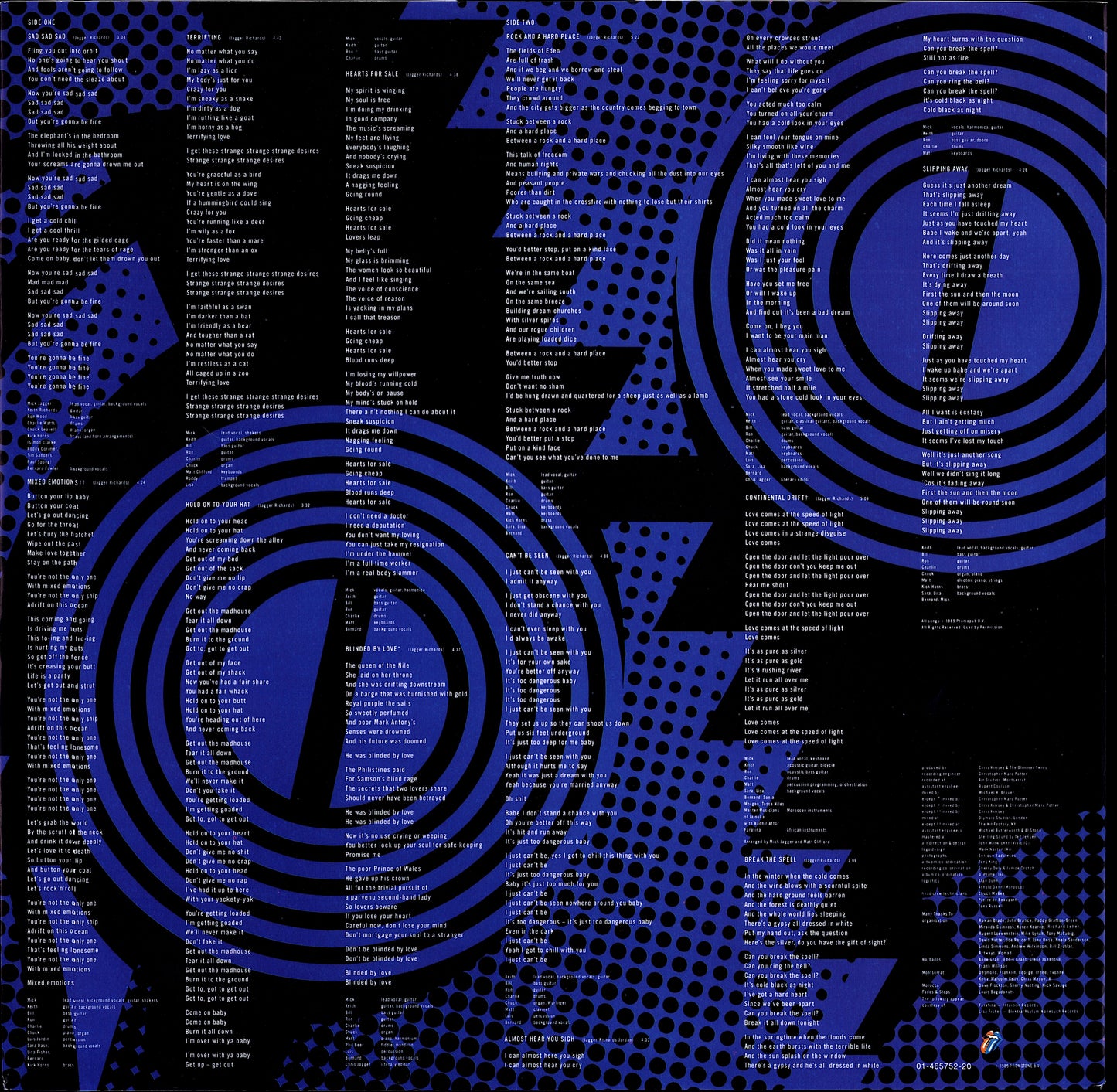 Rolling Stones – Steel Wheels Vinyl LP