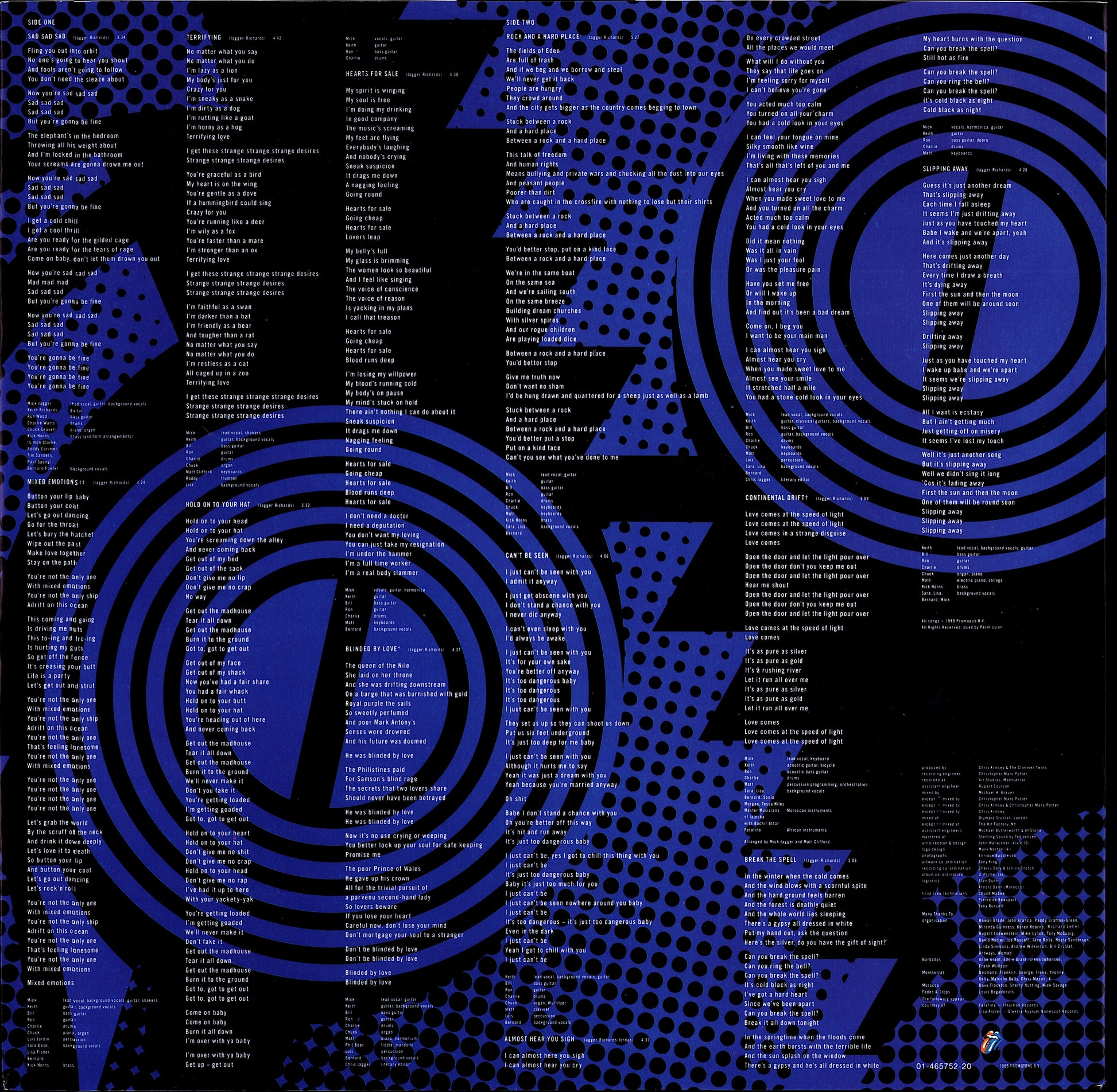 Rolling Stones – Steel Wheels Vinyl LP