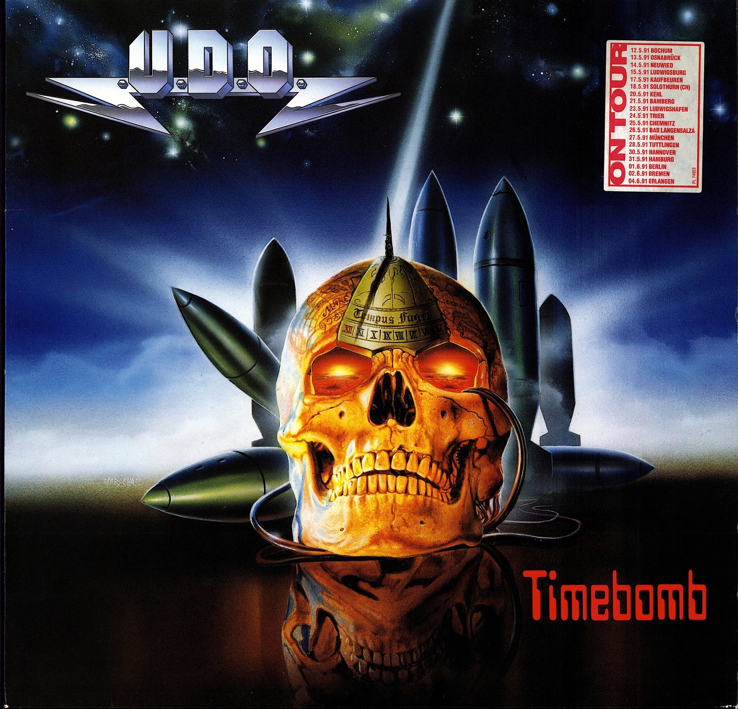 U.D.O. - Timebomb (Vinyl LP | EU Original | 1991)