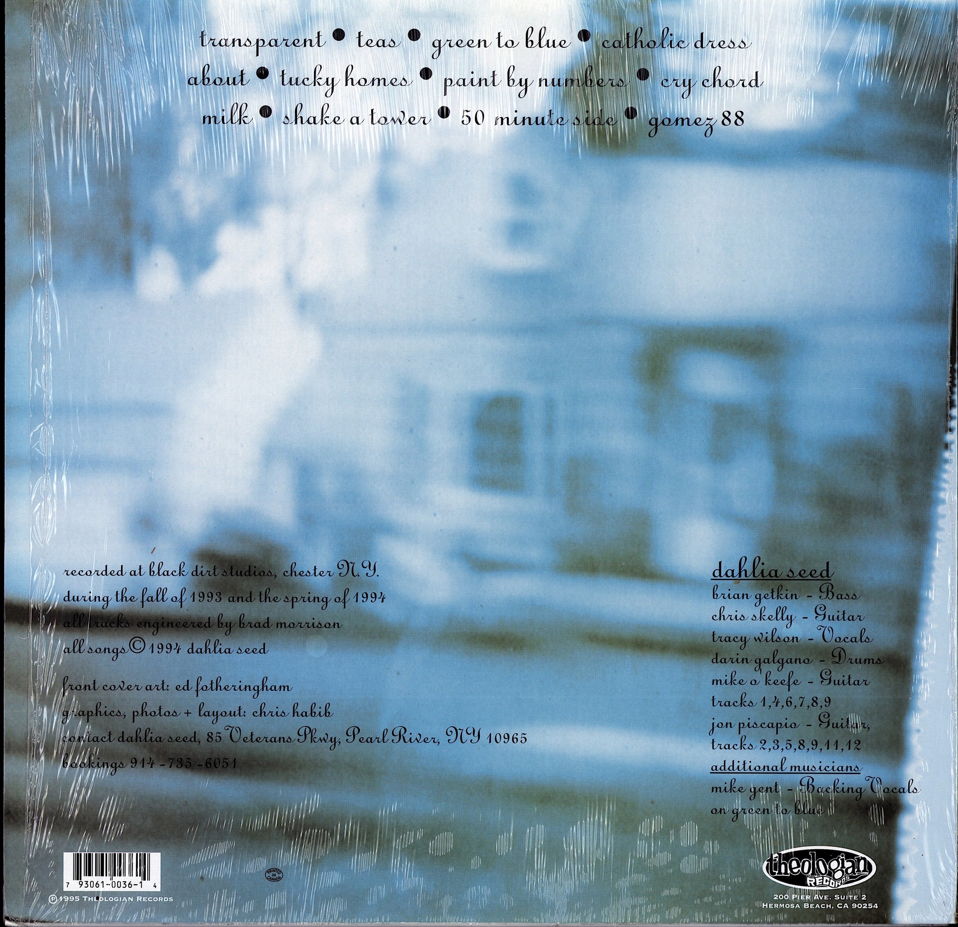 Dahlia Seed – Valentine Kid's Litter Orange Translucent Vinyl LP