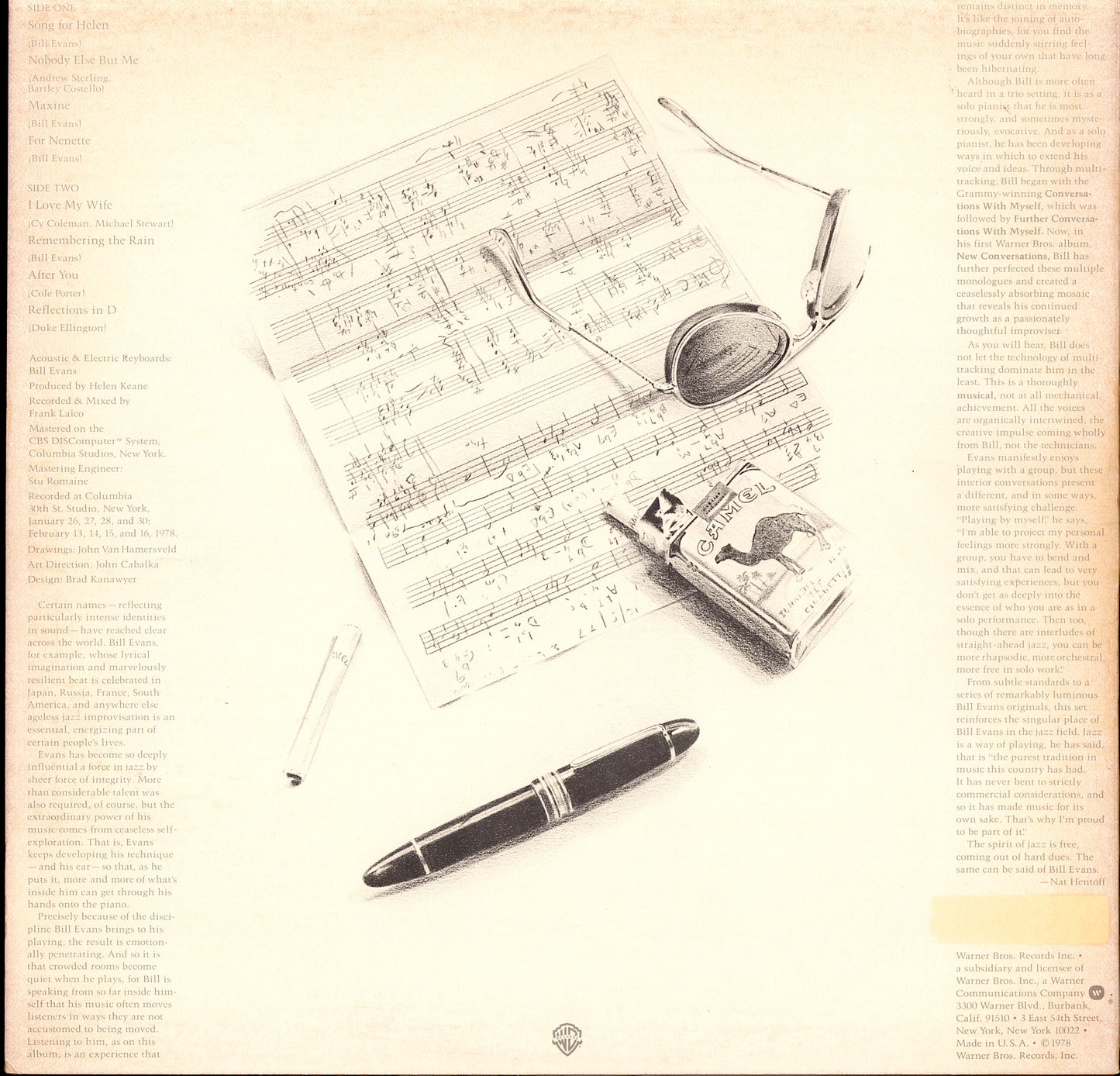 Bill Evans - New Conversations Vinyl LP