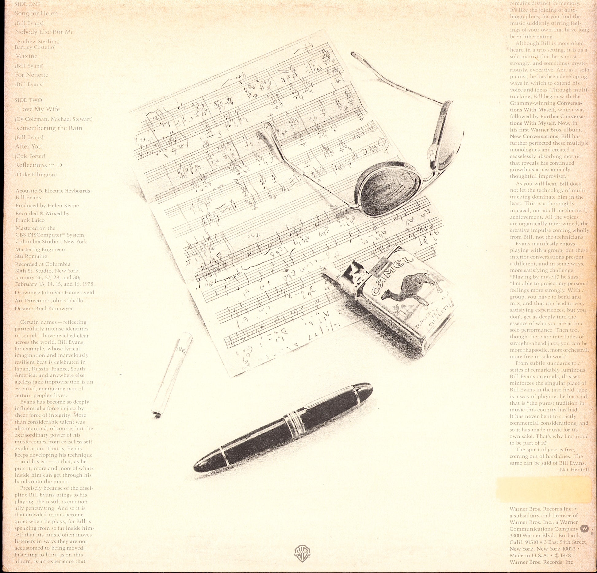 Bill Evans - New Conversations Vinyl LP