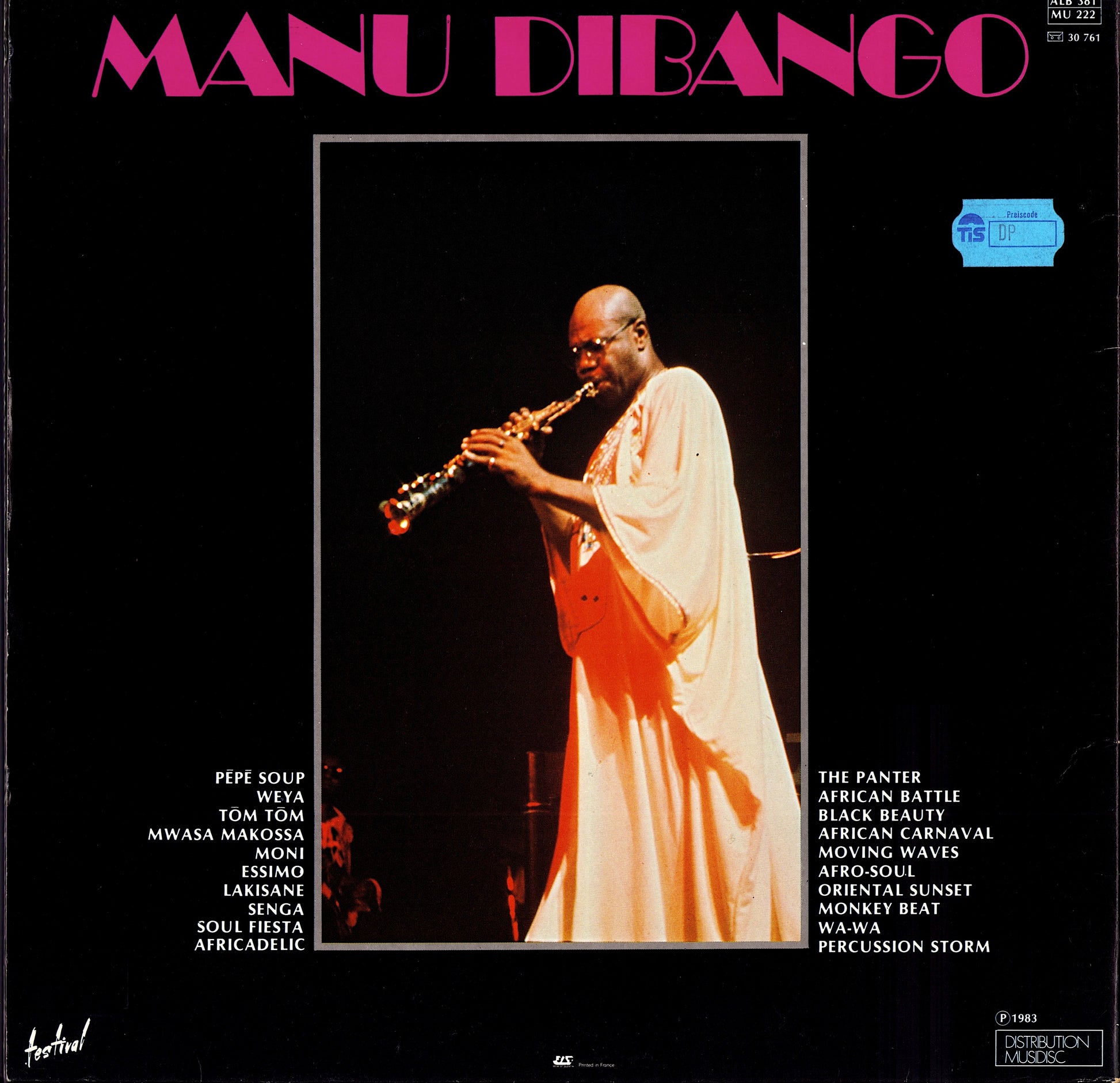 Manu Dibango – Makossa Man Vinyl 2LP