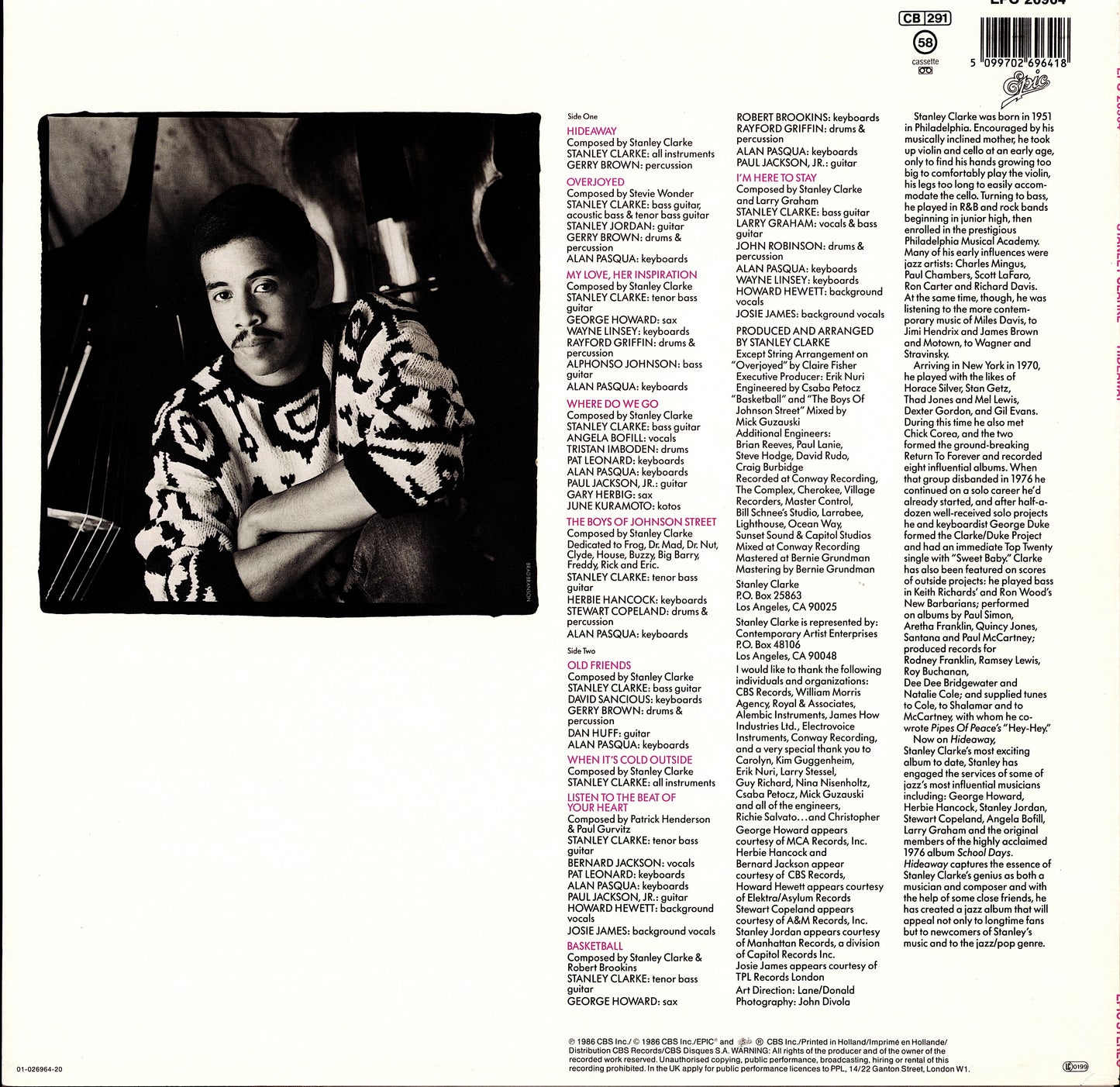 Stanley Clarke – Stanley Clarke Vinyl LP Kopie