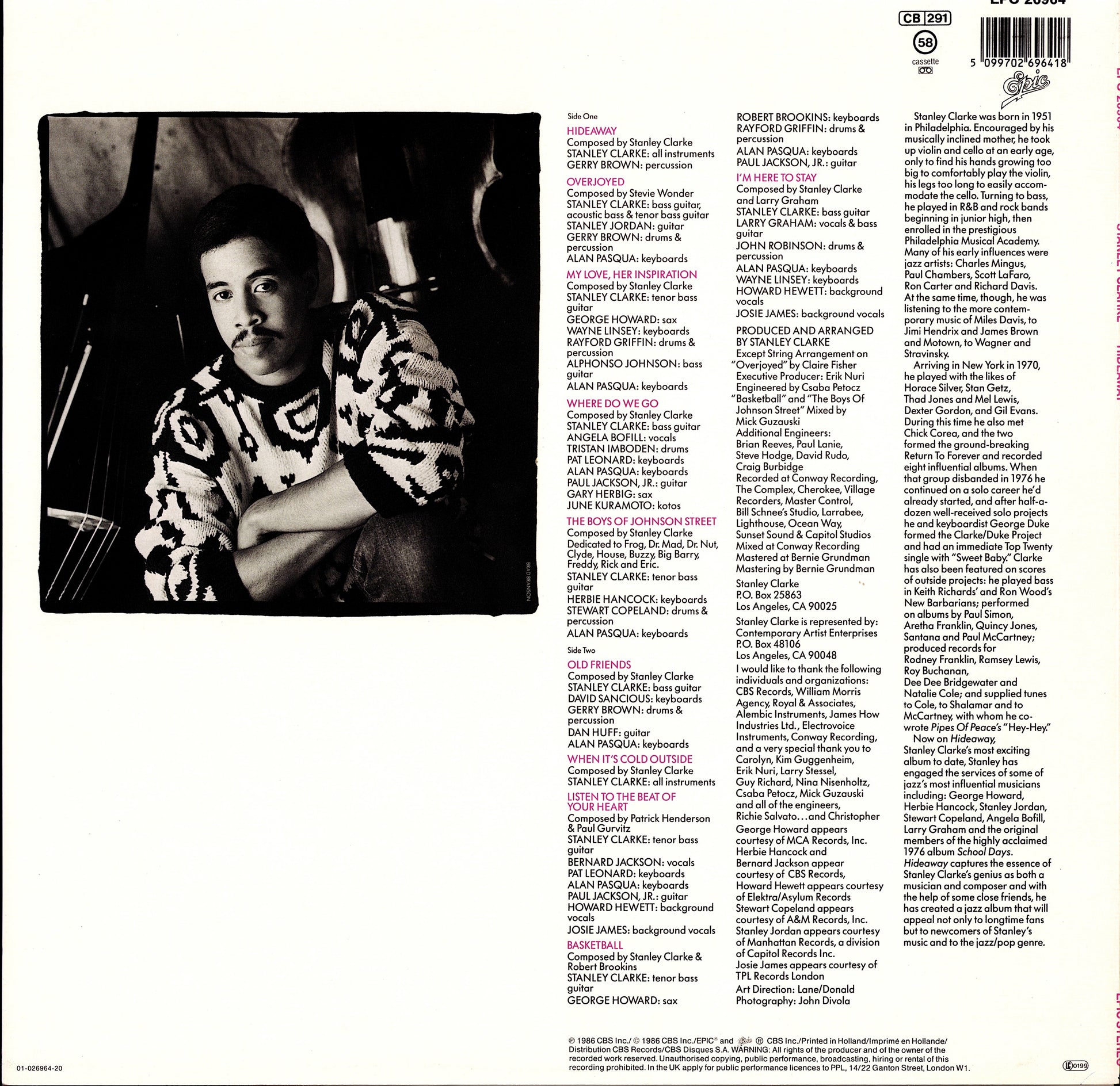 Stanley Clarke – Stanley Clarke Vinyl LP Kopie
