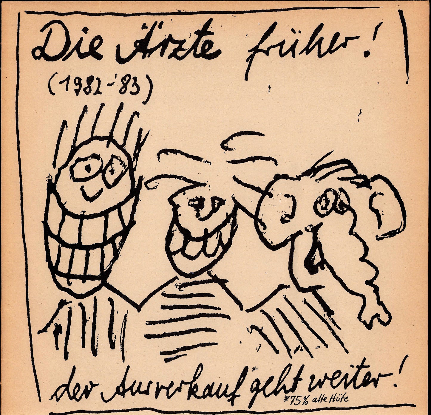 Die Ärzte - Die Ärzte Früher! 1982-83 - Der Ausverkauf Geht Weiter (Vinyl LP | DE 1989)