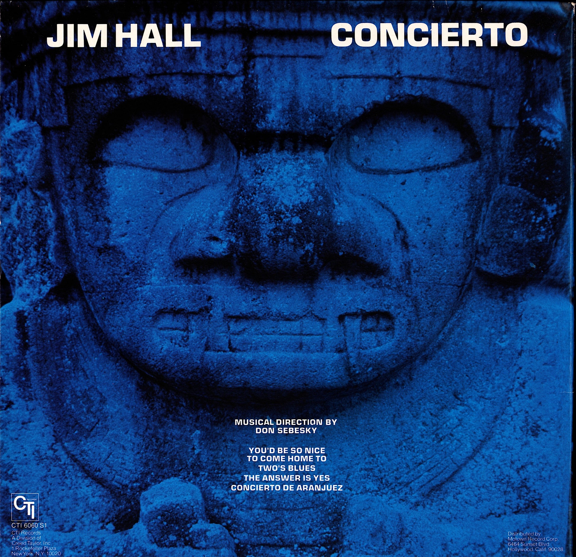 Jim Hall – Concierto Vinyl LP | DE Reissue | CTI Records Kopie