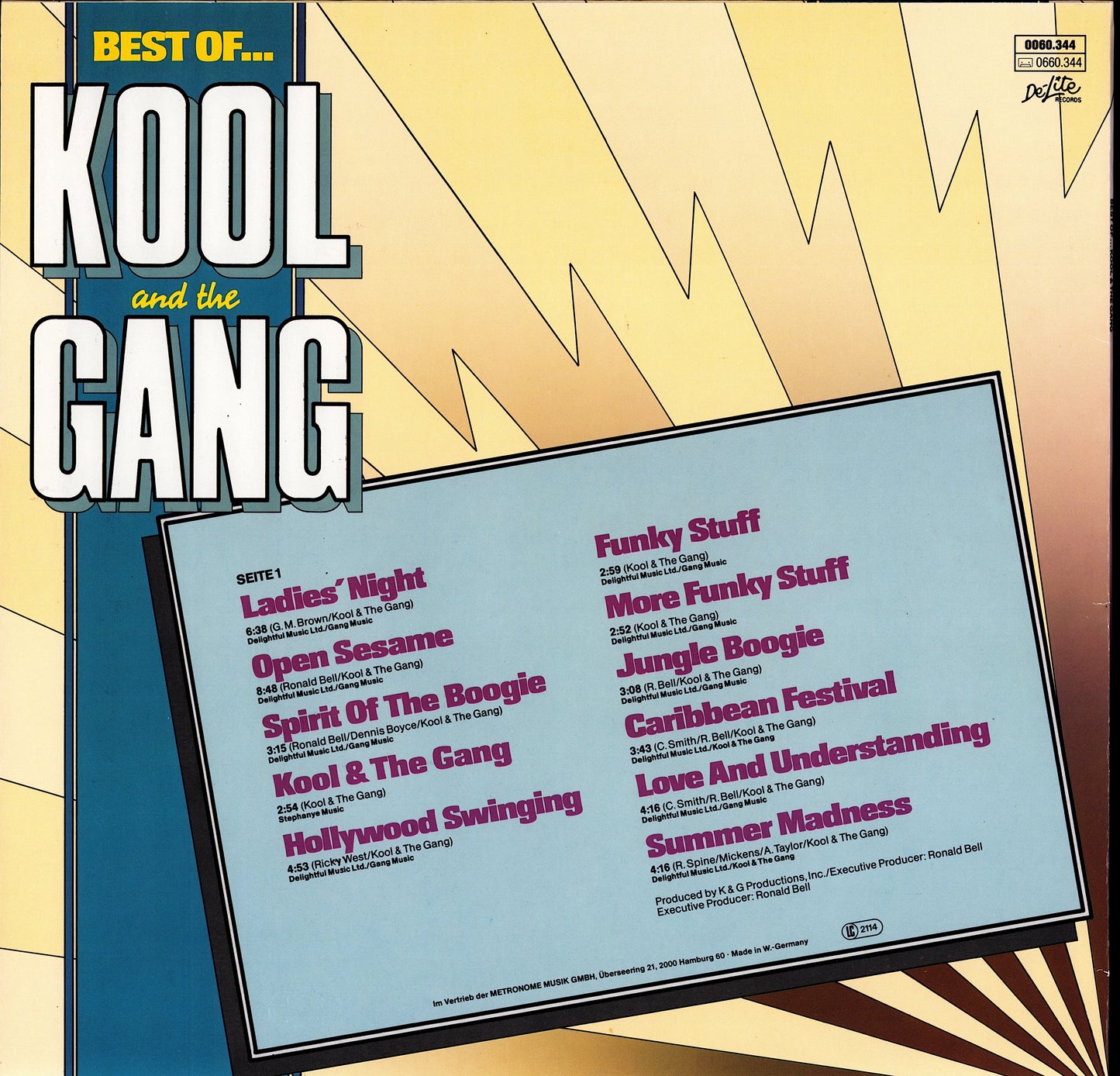 Kool And The Gang – Best Of… (Vinyl LP)