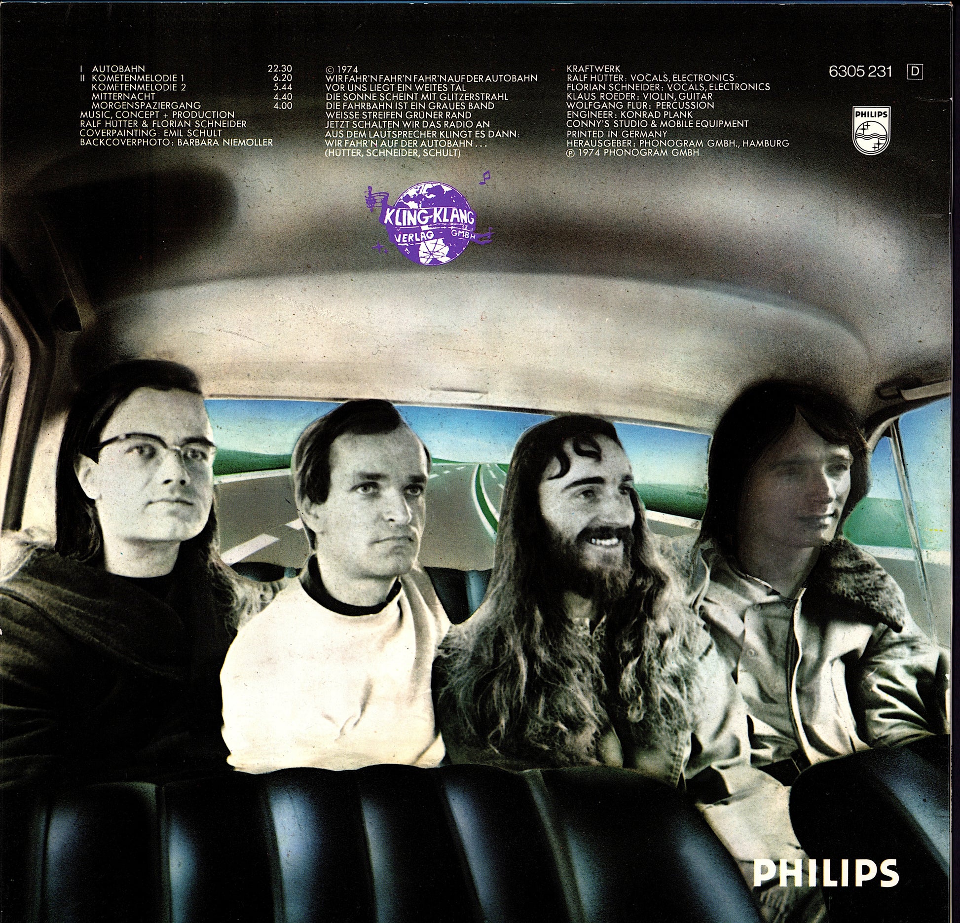 Kraftwerk – Autobahn Vinyl LP | DE Original | 1974