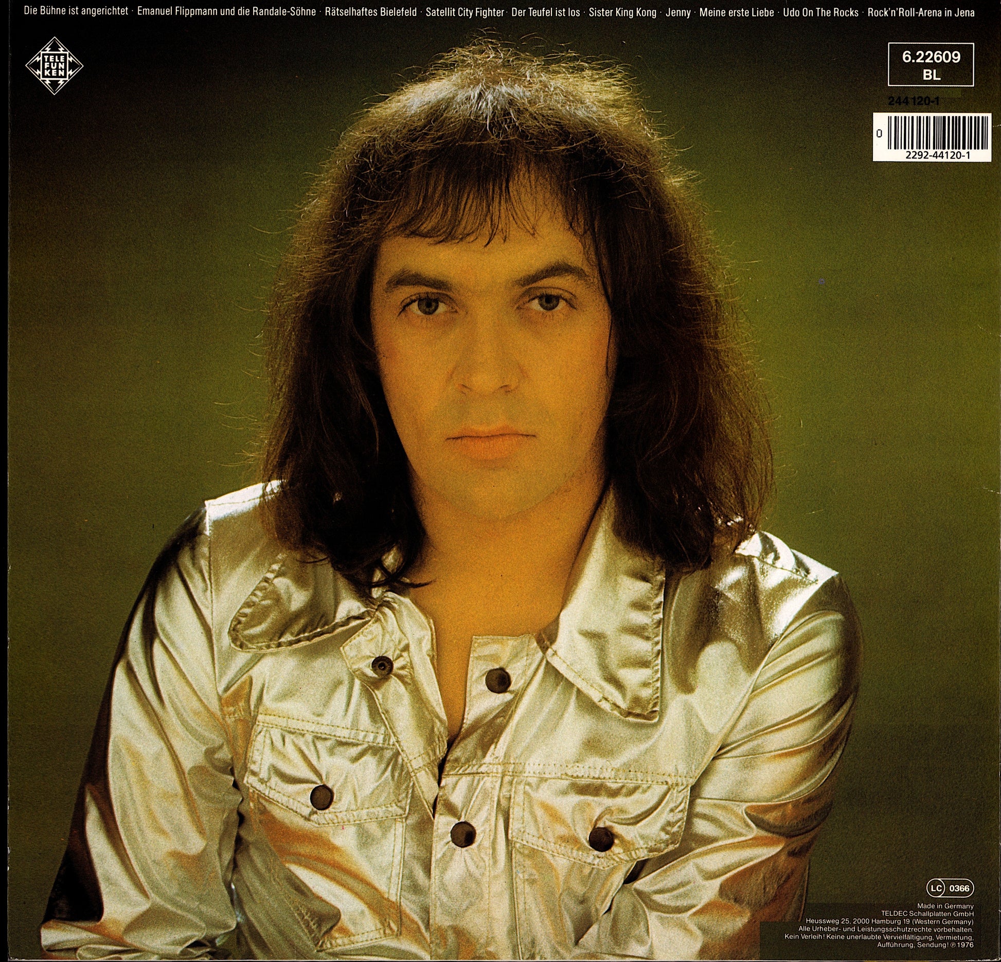 Udo Lindenberg - Panische Zeiten Vinyl LP Kopie