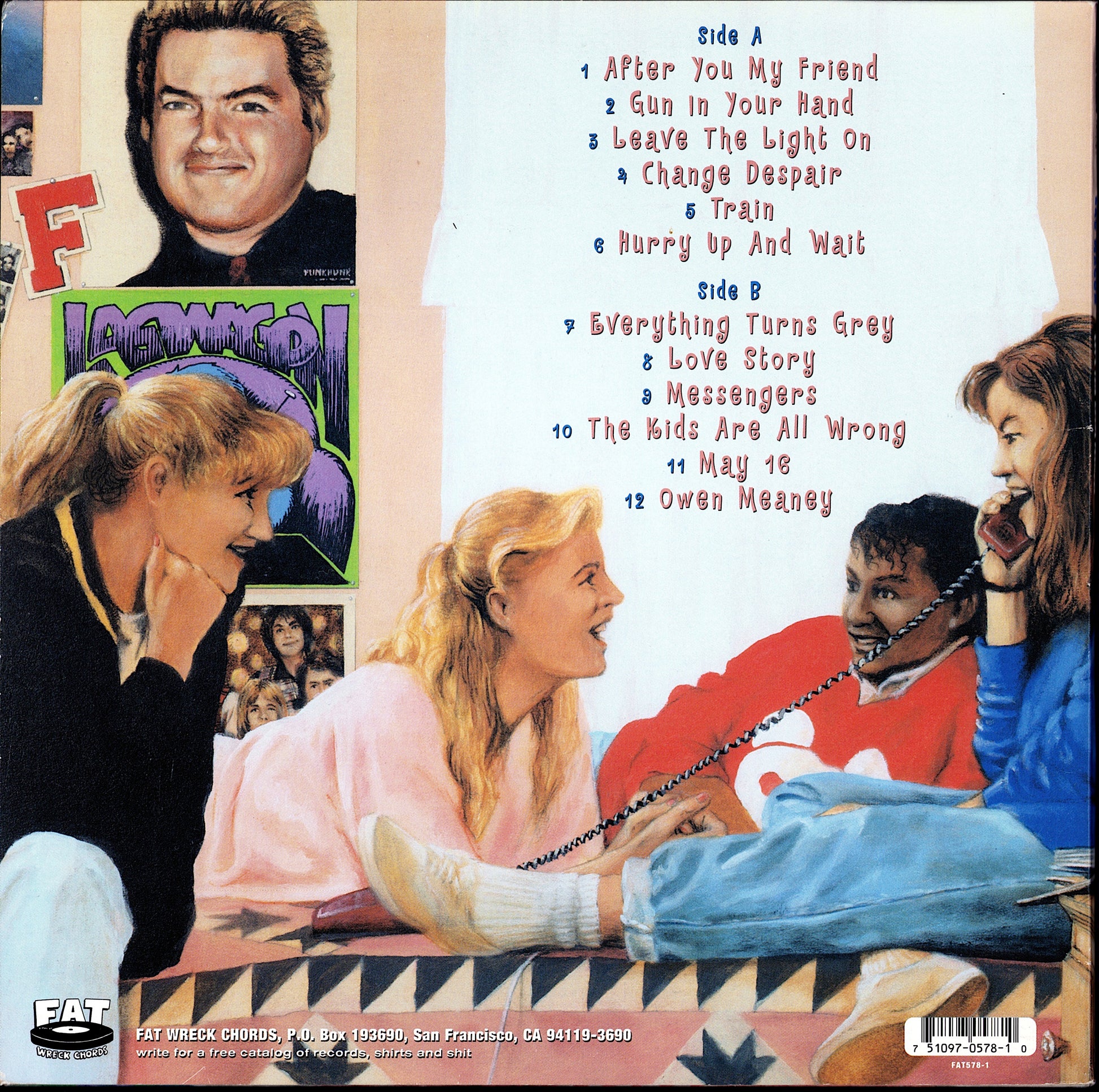 Lagwagon ‎– Let's Talk About Feelings Black Vinyl 10" EP