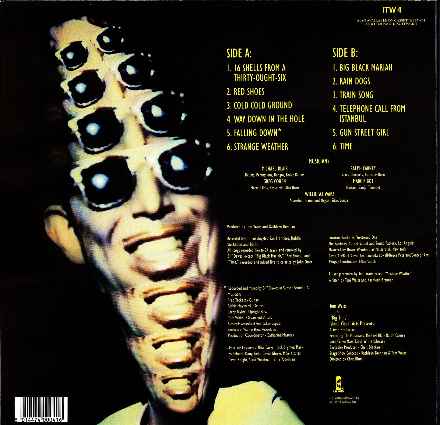 Tom Waits ‎- Bounced Checks Vinyl LP Kopie Kopie