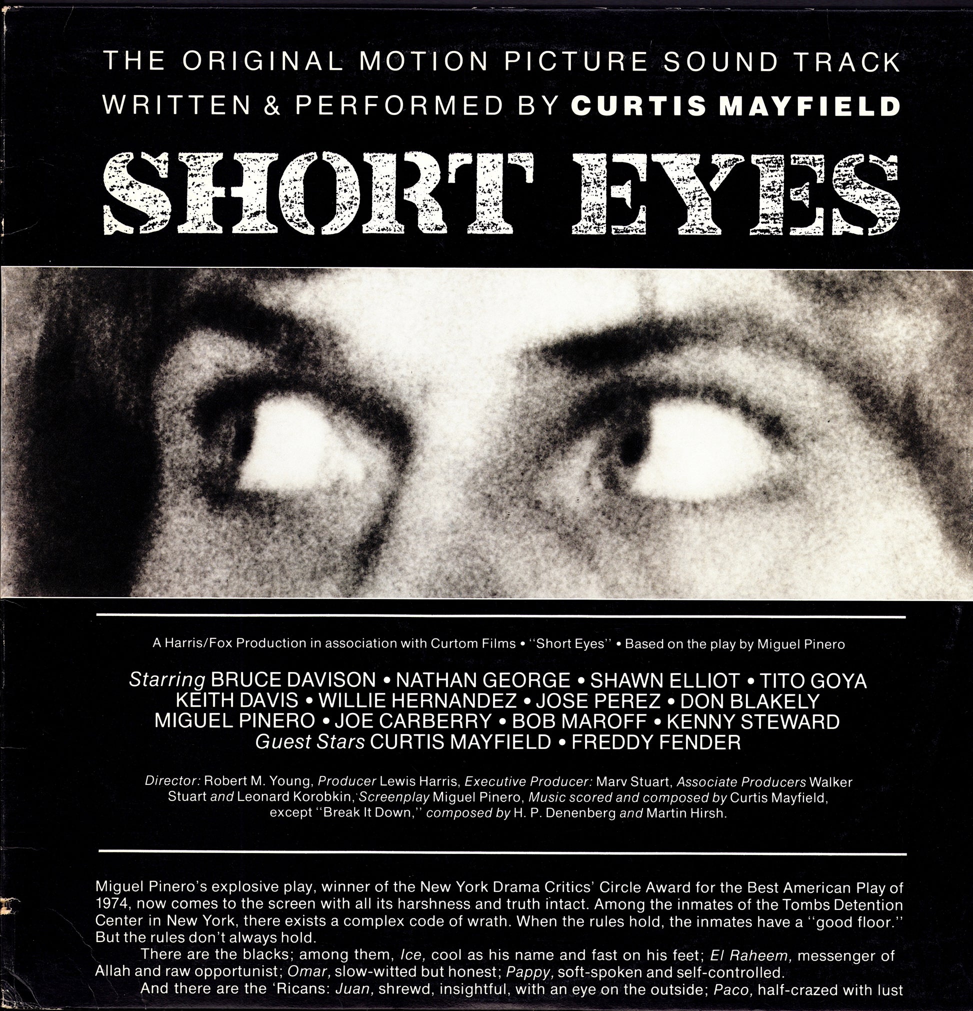 Curtis Mayfield – Short Eyes - The Original Picture Soundtrack Vinyl LP