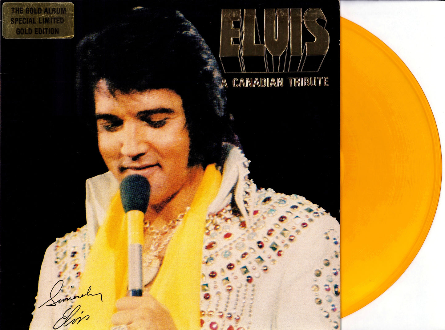 Elvis Presley - A Canadian Tribute (Yellow Vinyl LP | CA Original | 1978)