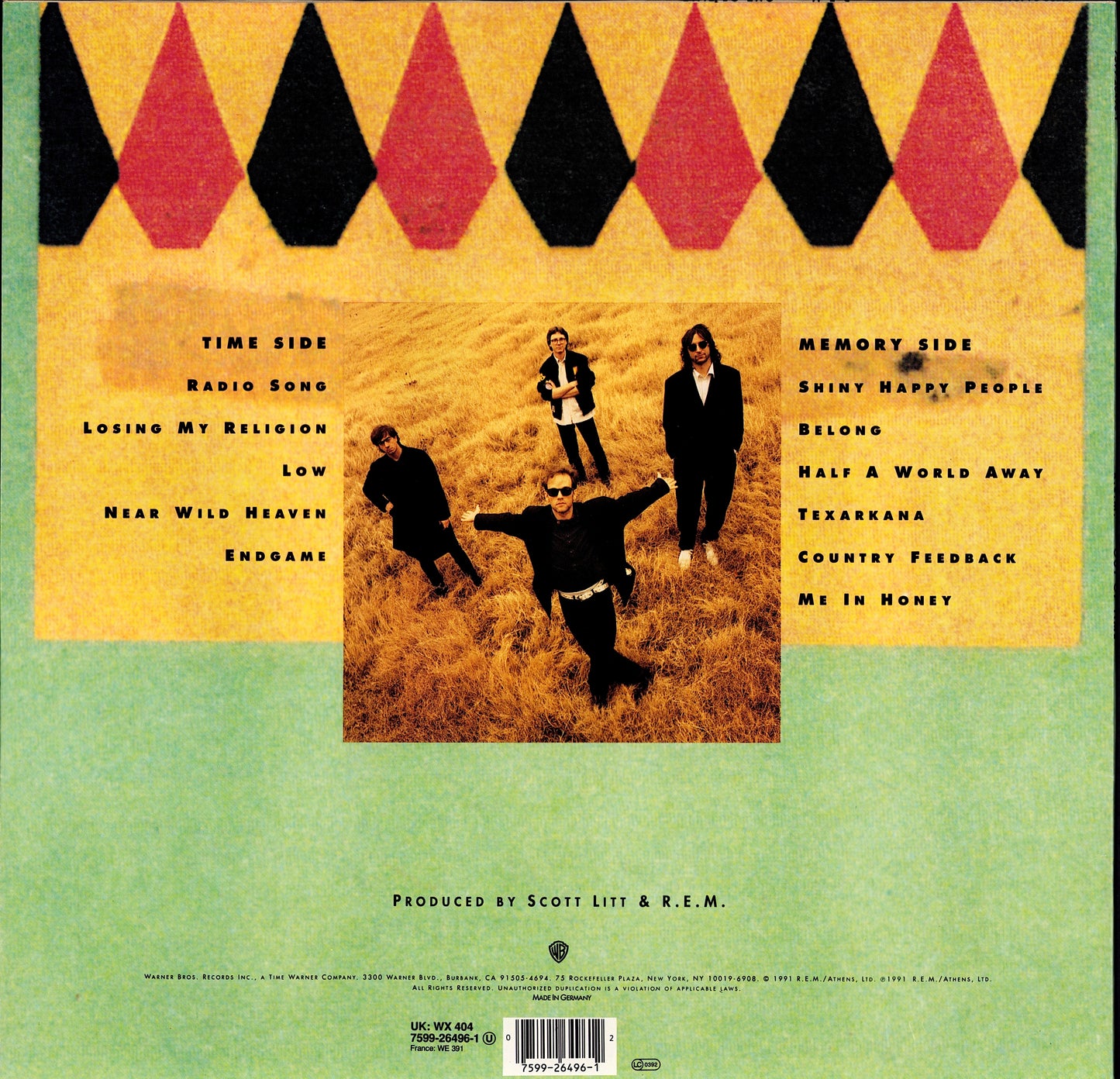 R.E.M. ‎- Out Of Time Vinyl LP Kopie Kopie