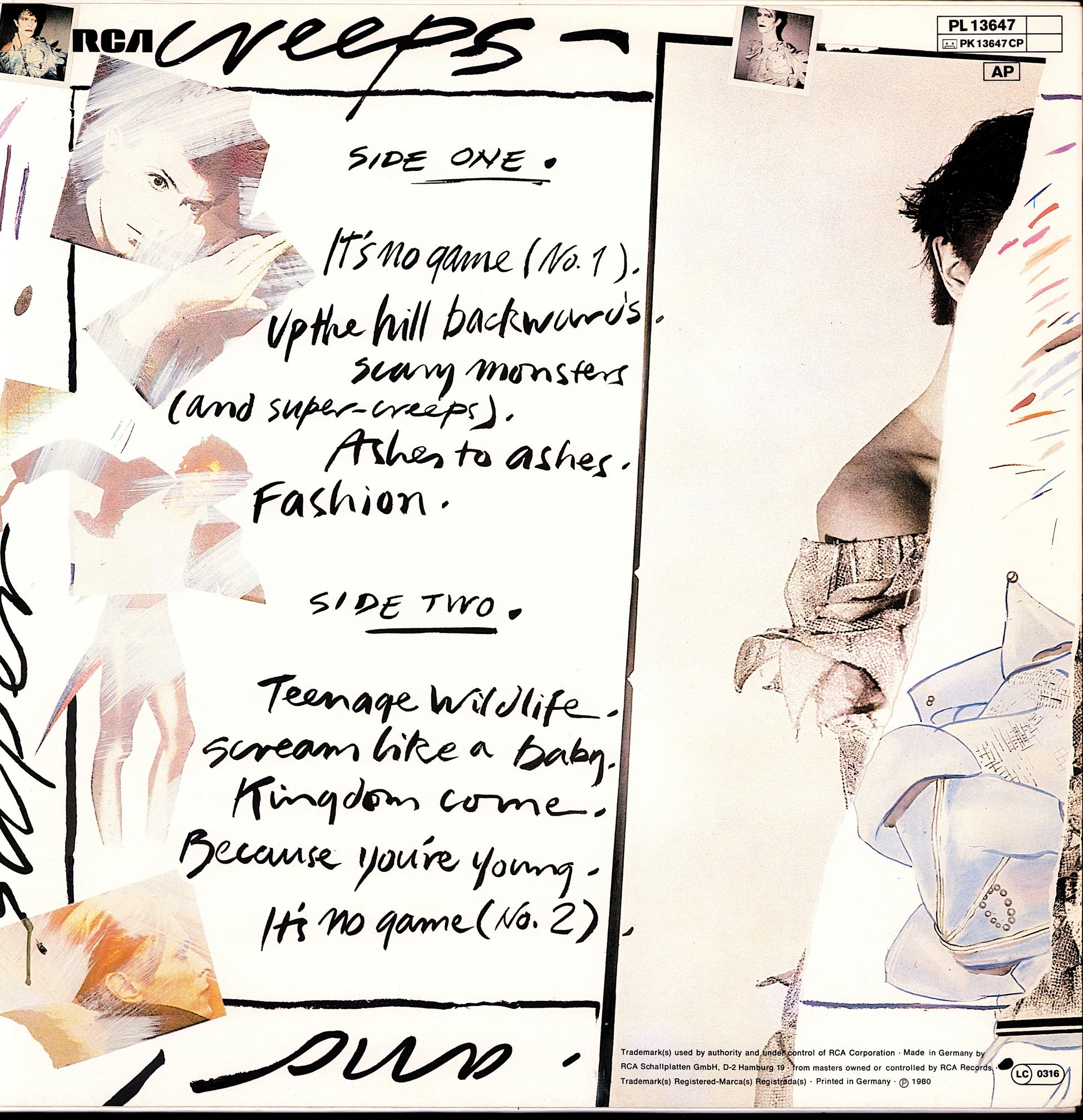 David Bowie - Scary Monsters Vinyl LP