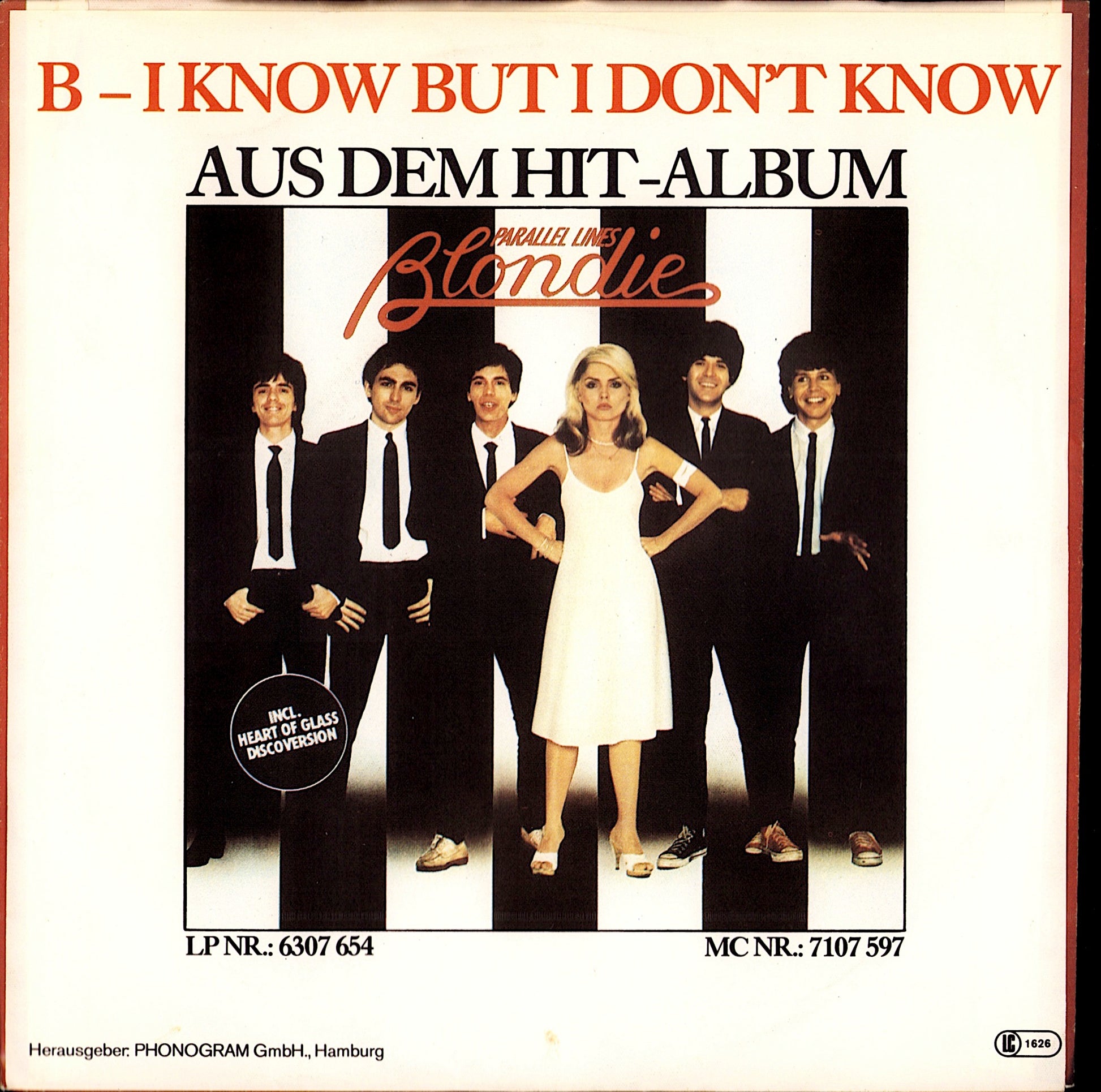 Blondie – Sunday Girl 7" Vinyl Single