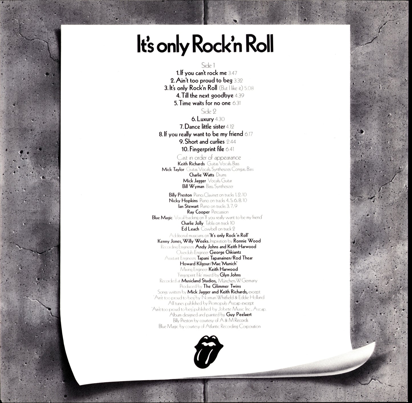 The Rolling Stones - It's Only Rock 'N Roll Vinyl LP
