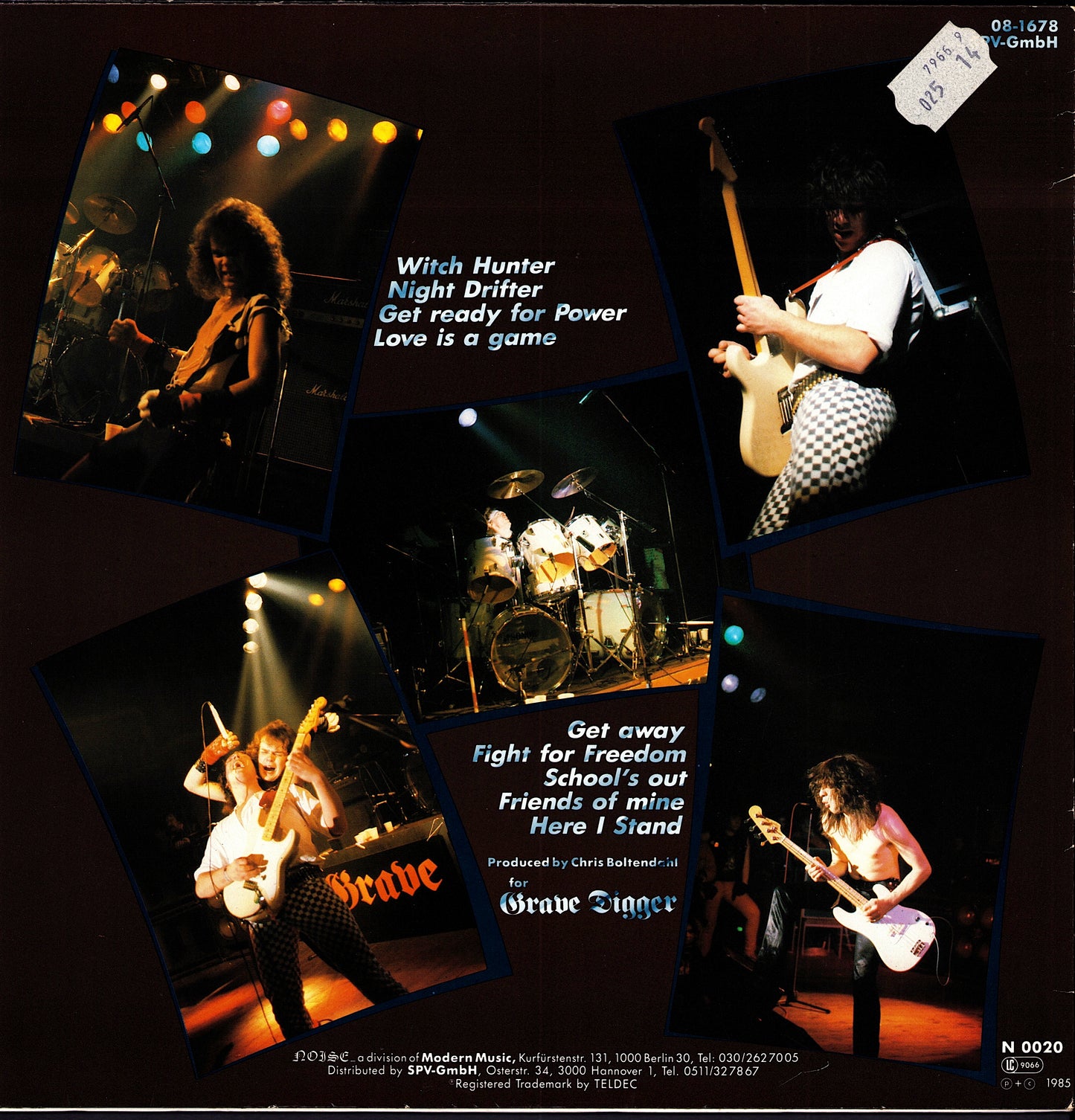 Grave Digger - Witch Hunter (Vinyl LP | DE Original | 1985)