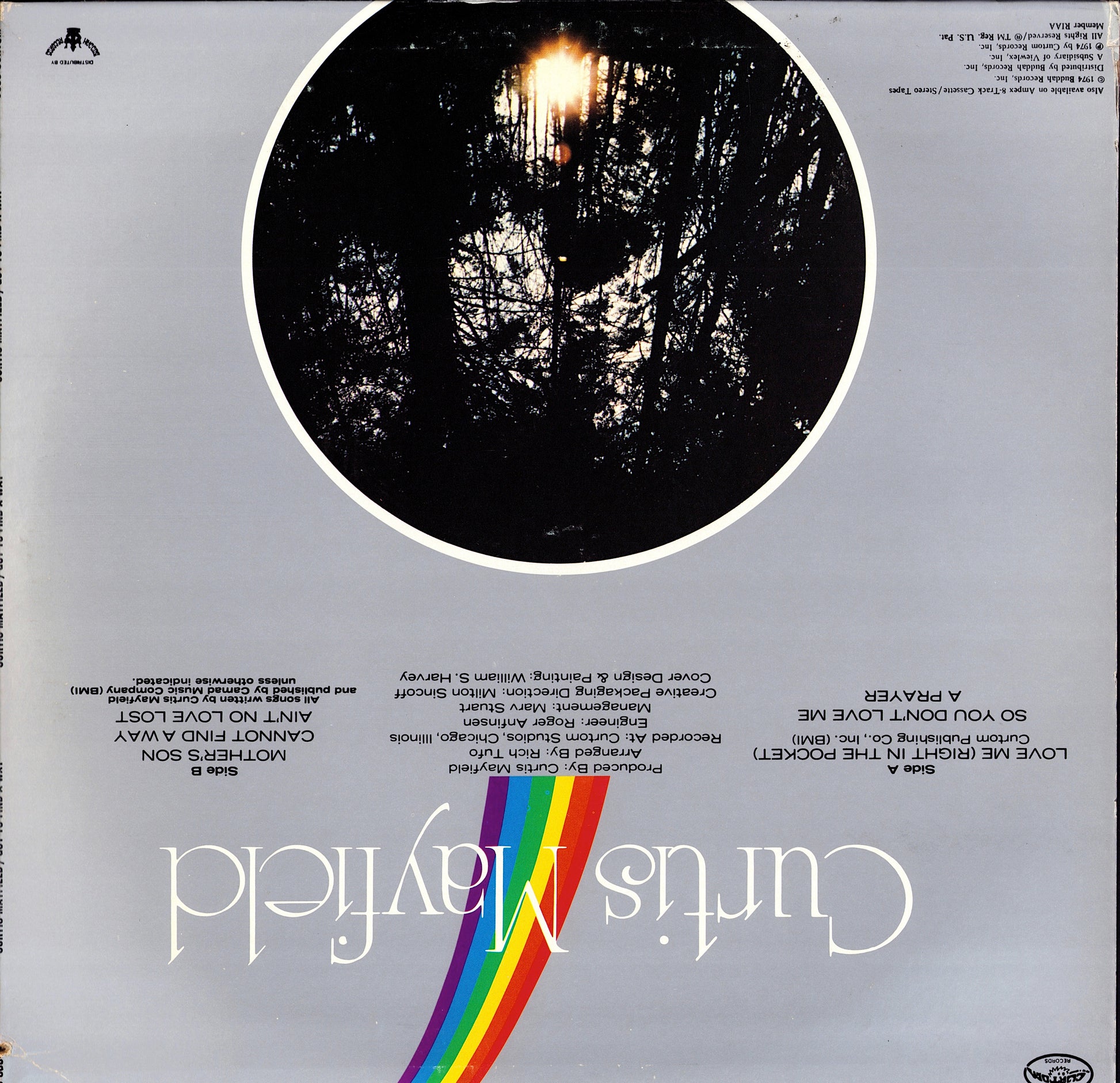 Curtis Mayfield – Short Eyes - The Original Picture Soundtrack Vinyl LP Kopie