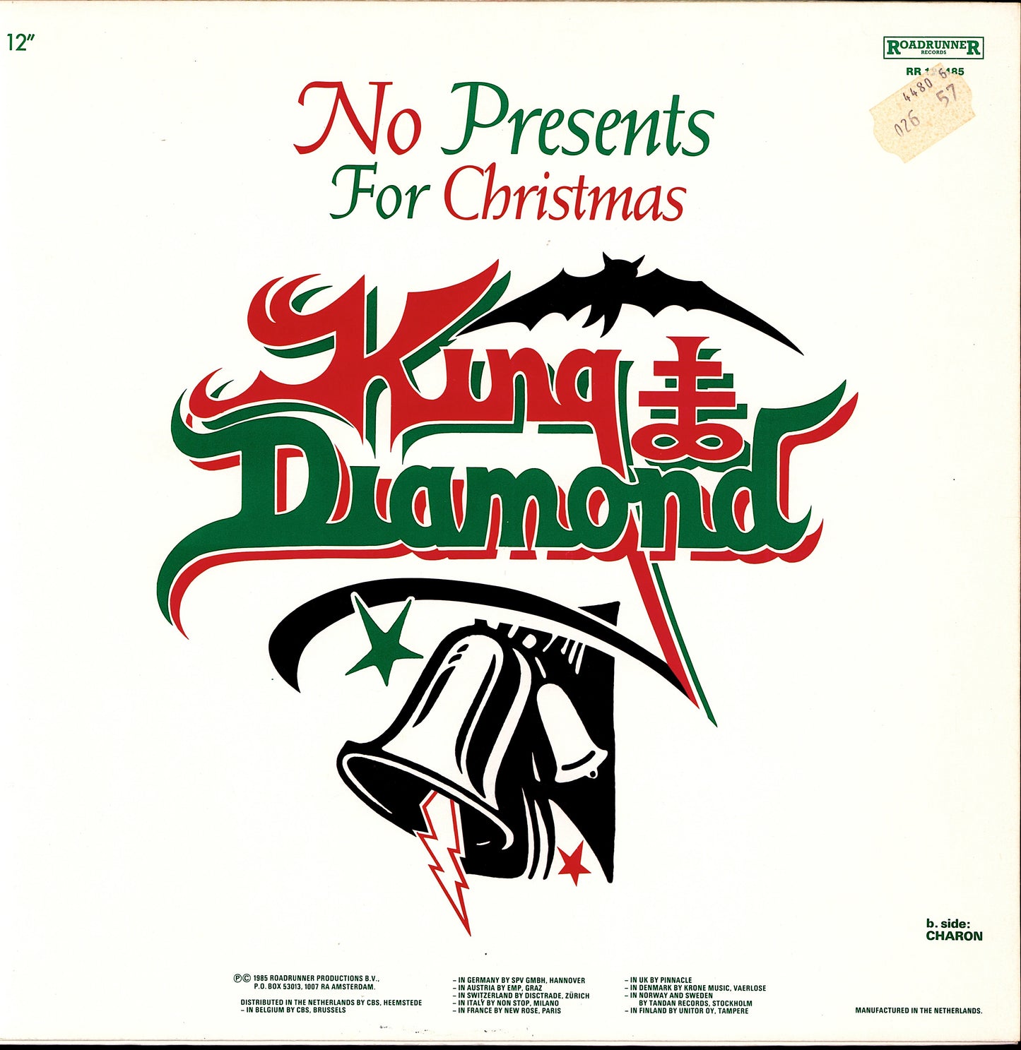 King Diamond - No Presents For Christmas (Vinyl 12" | EU Original | 1985)