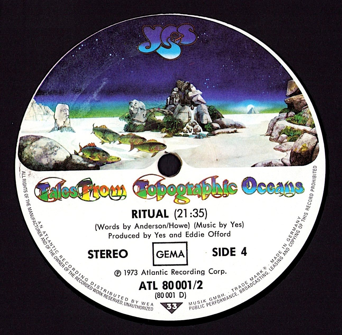 Yes - Tales From Topographic Oceans Vinyl 2LP