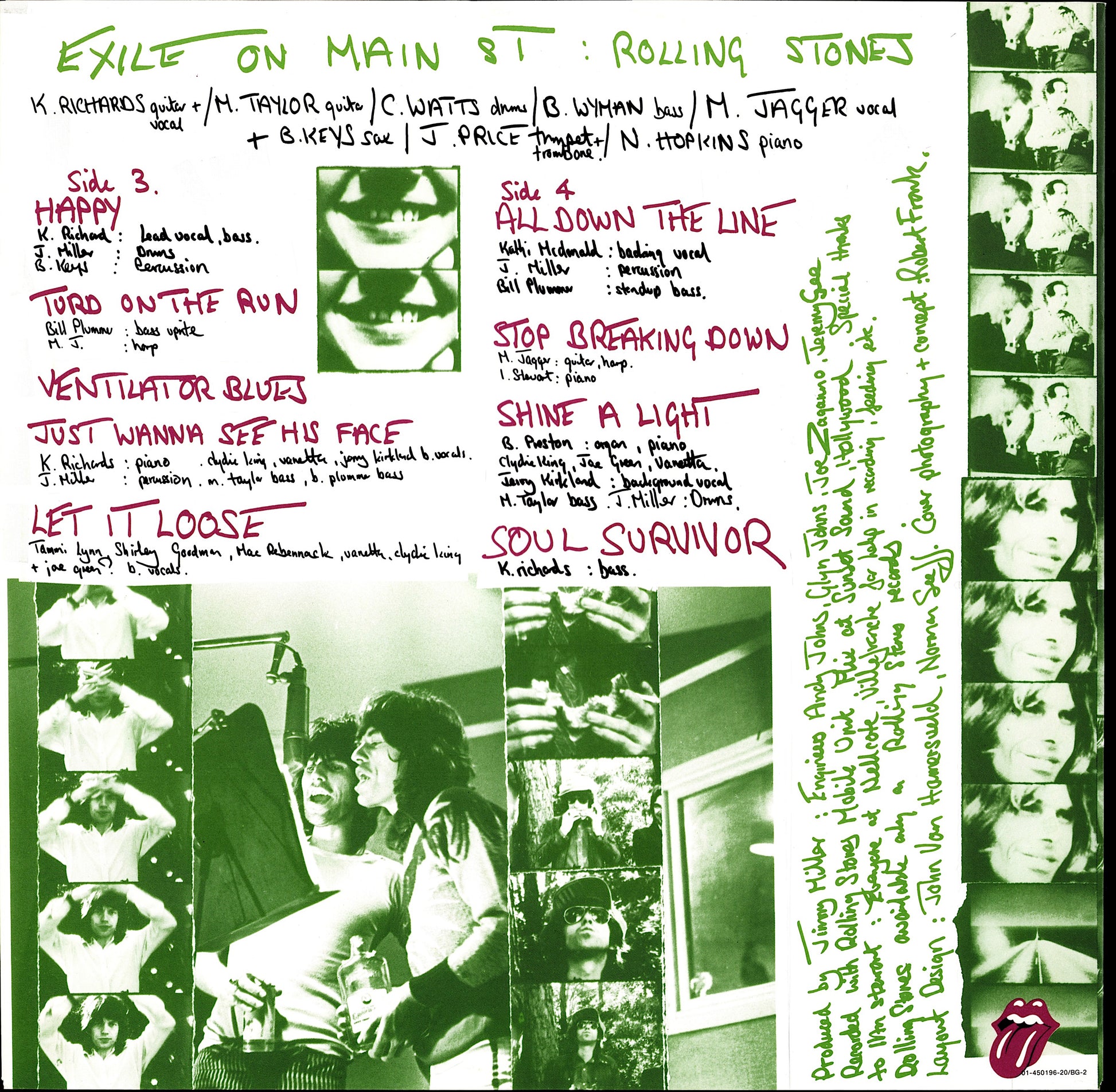 Rolling Stones - Exile On Main St Vinyl 2LP
