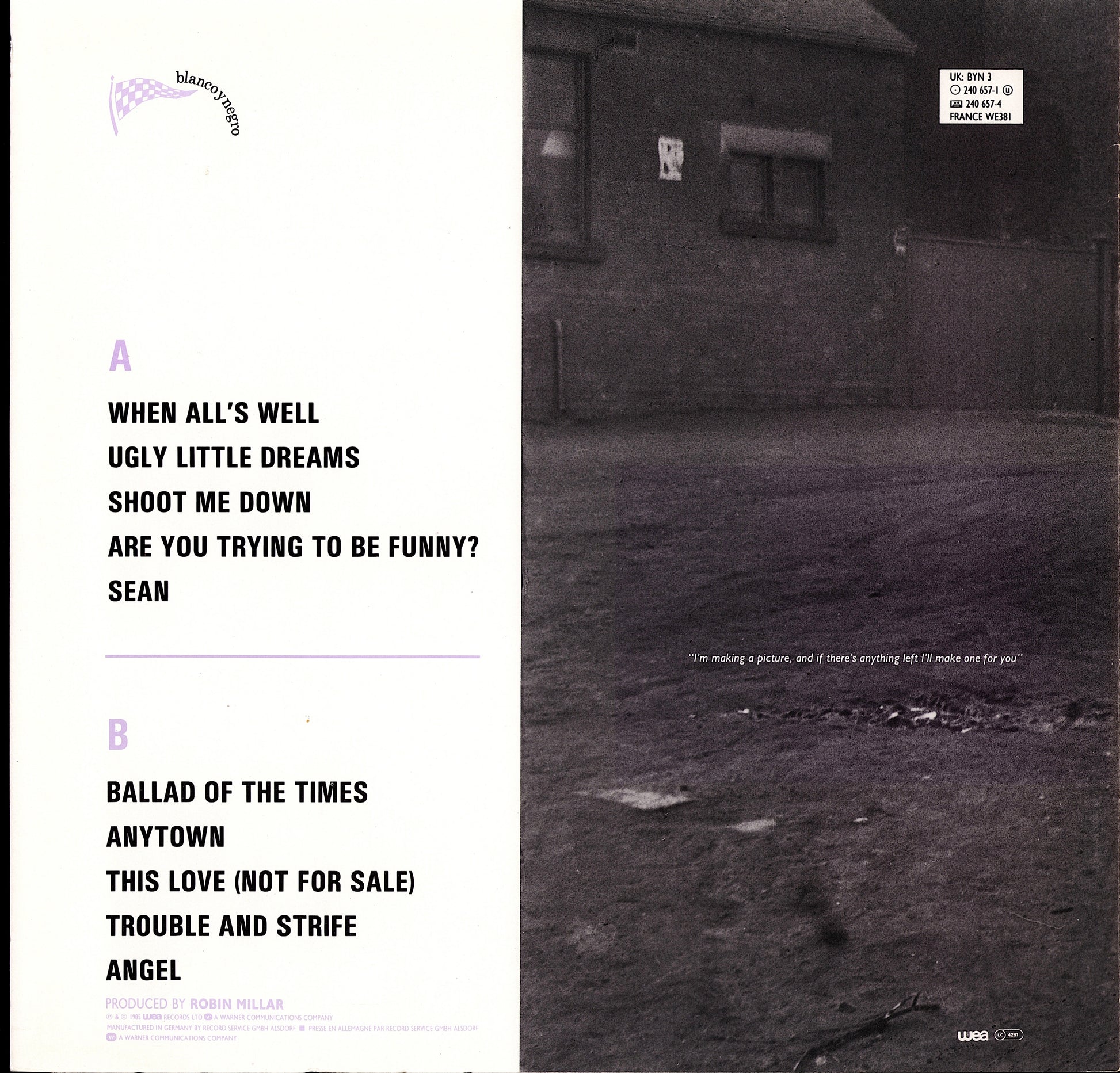 Everything But The Girl – Eden Vinyl LP Kopie Kopie