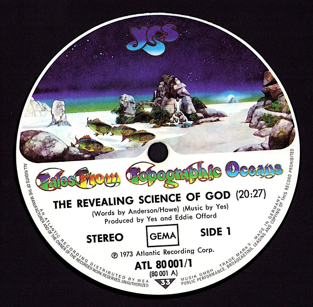 Yes - Tales From Topographic Oceans Vinyl 2LP