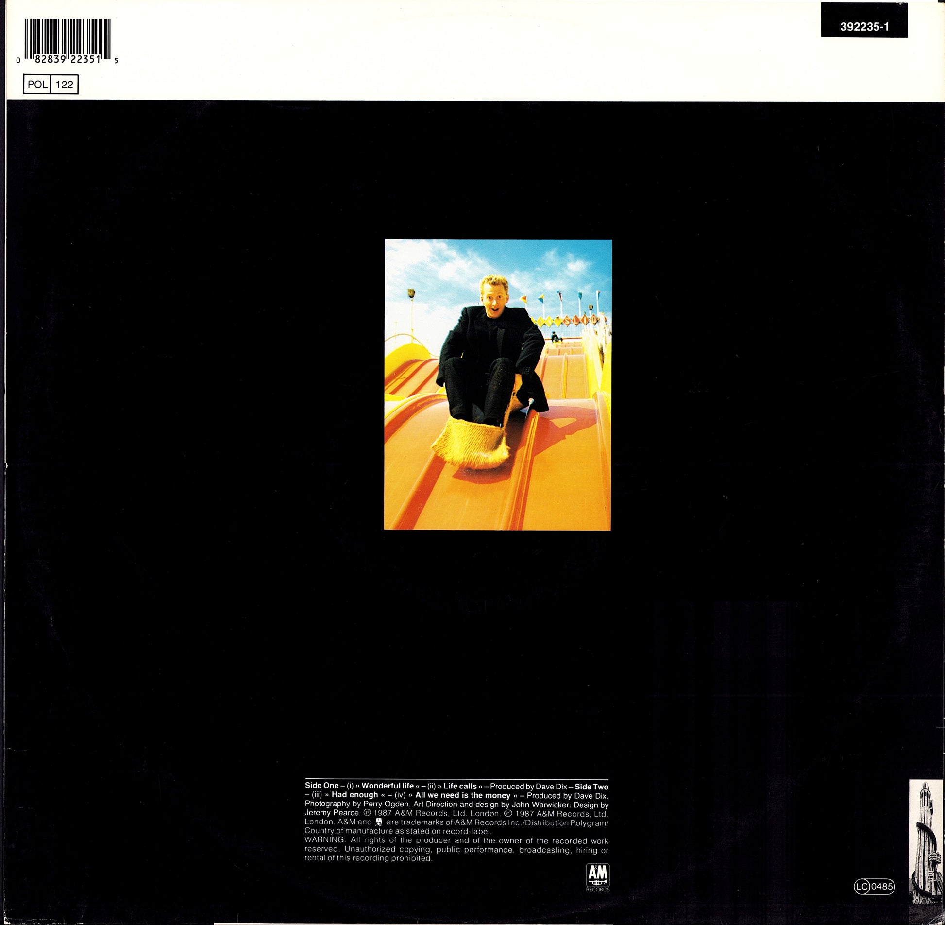 Black - Wonderful Life Vinyl 12" Maxi-Single Kopie