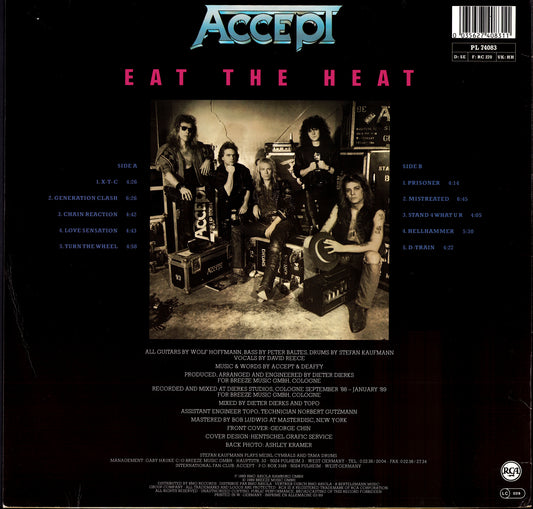 Accept - Eat The Heat (Vinyl LP | EU Original | 1989)