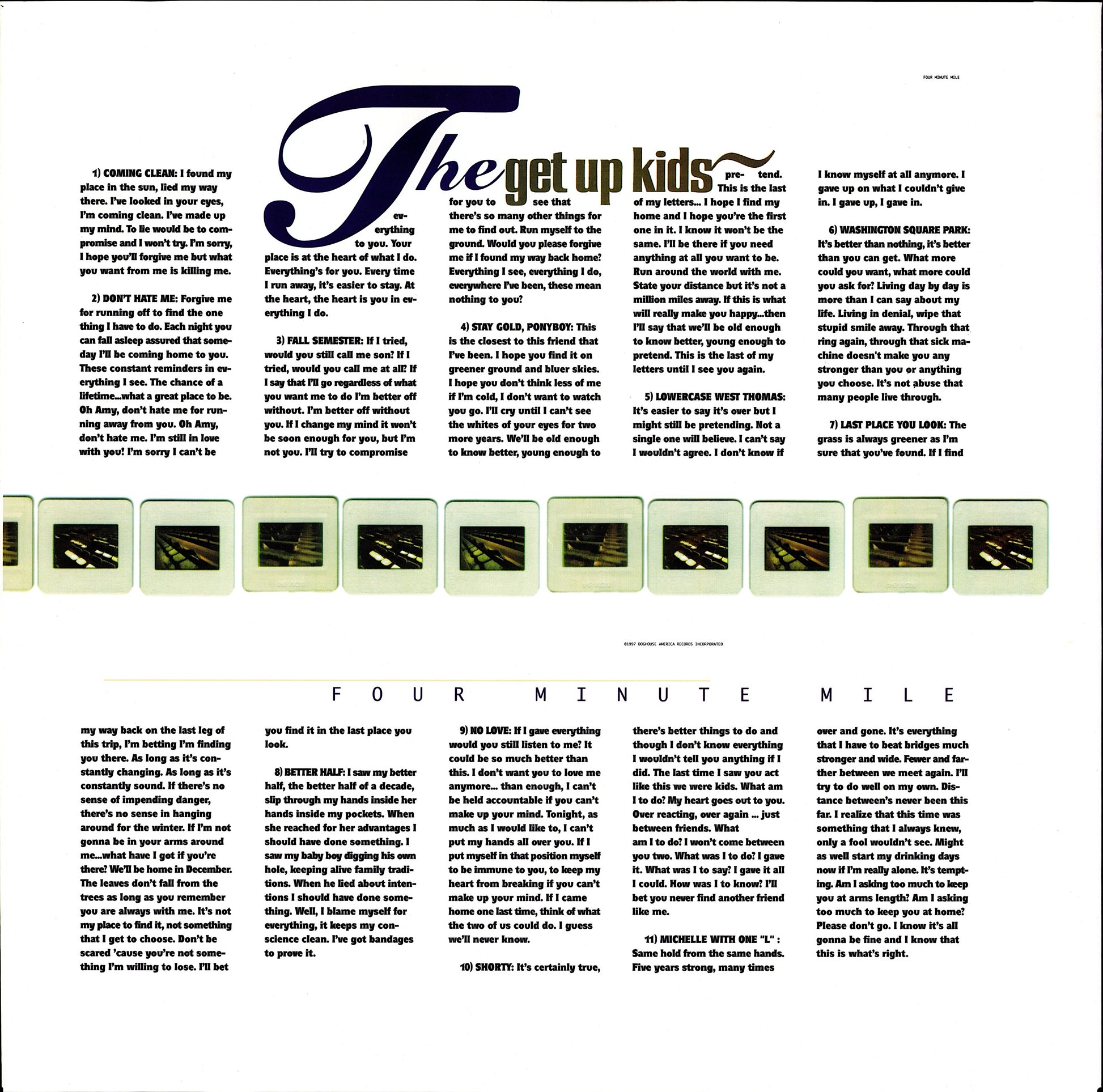 The Get Up Kids – Four Minute Mile Red Translucent Vinyl LP