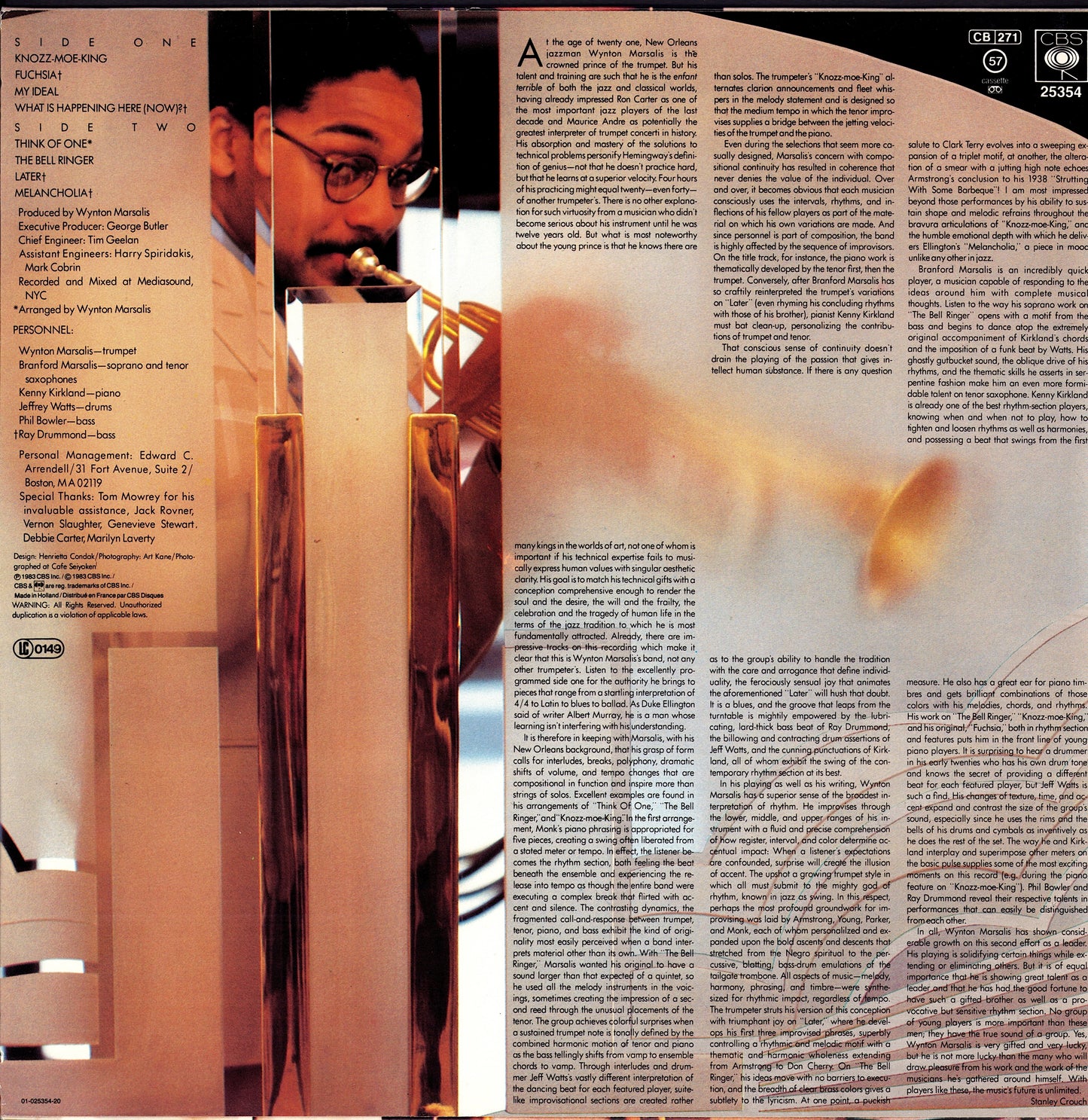 Wynton Marsalis – Think Of One Vinyl LP