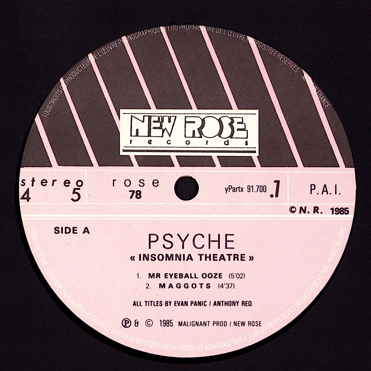 Psyche - Insomnia Theatre Vinyl 2LP