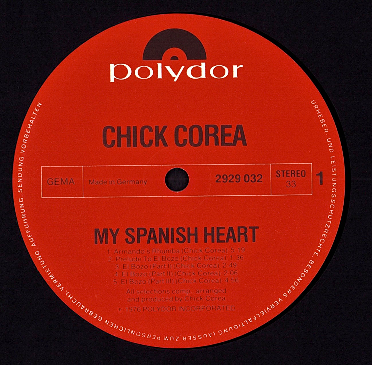 Chick Corea ‎- My Spanish Heart Vinyl 2LP Kopie