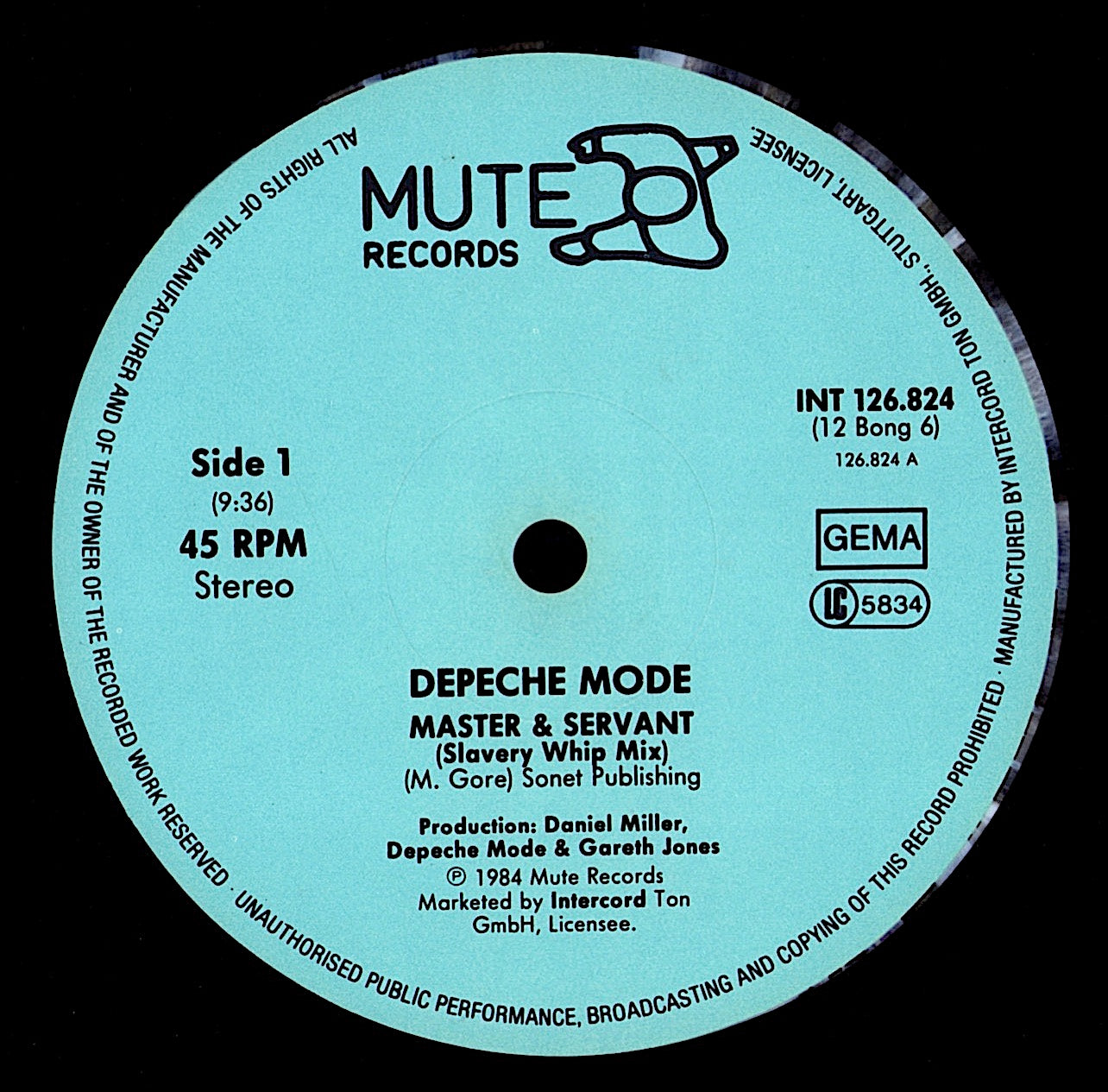 Depeche Mode - Master And Servant (Slavery Whip Mix) (12" Maxi | Grey Marbled Vinyl | DE Original | 1984)