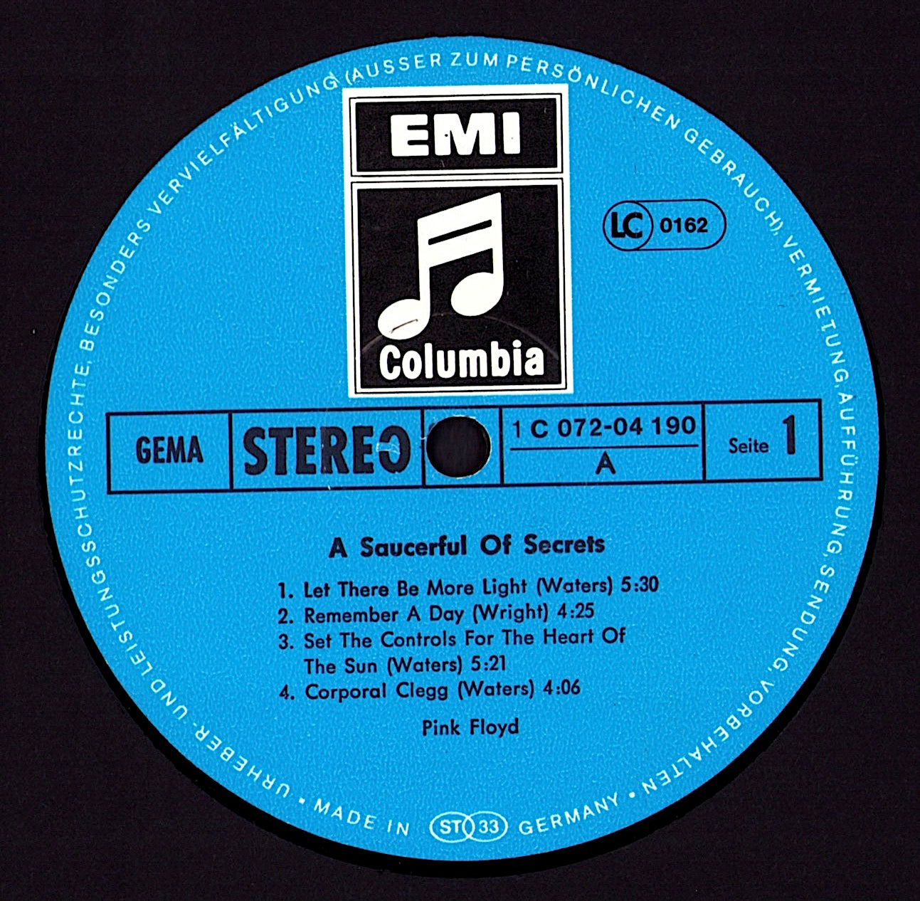 Pink Floyd - A Saucerful Of Secrets Vinyl LP