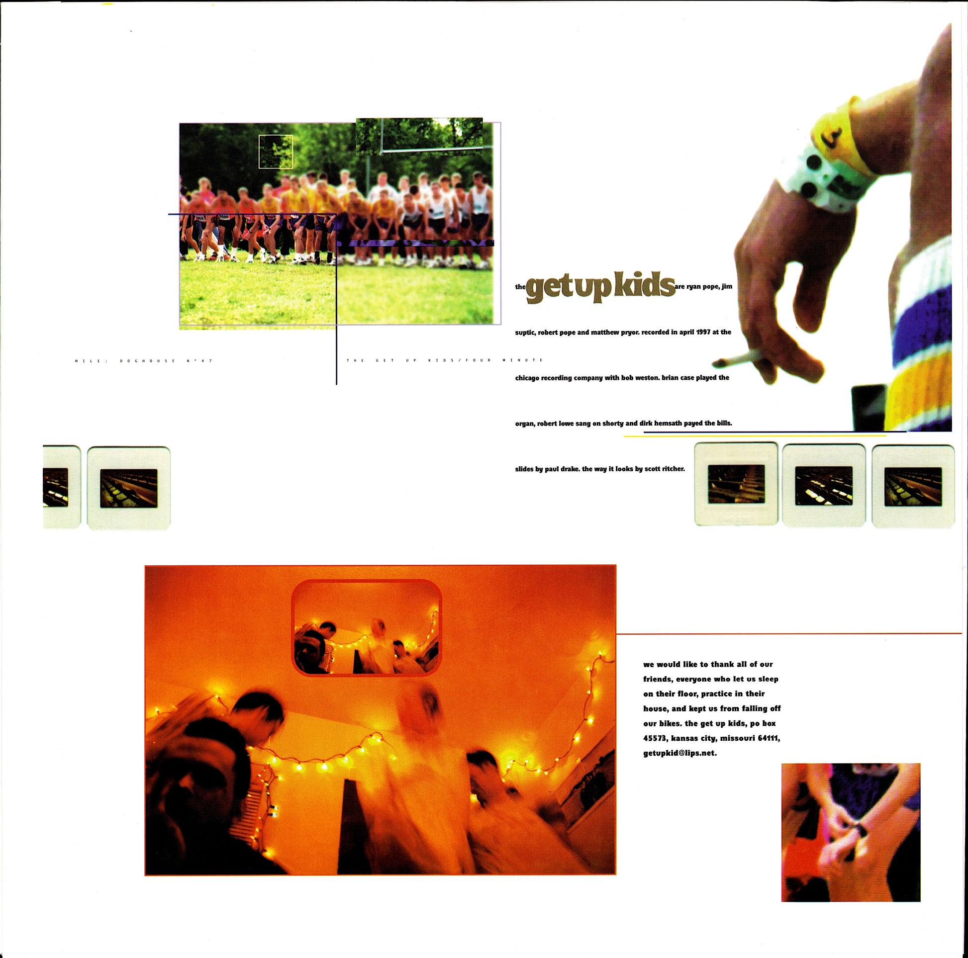 The Get Up Kids – Four Minute Mile Red Translucent Vinyl LP