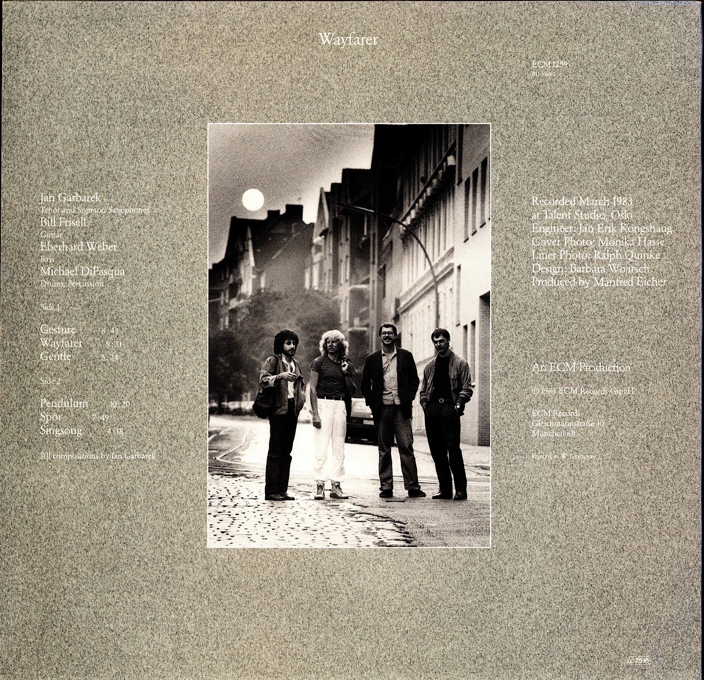 Jan Garbarek - Wayfarer Vinyl LP