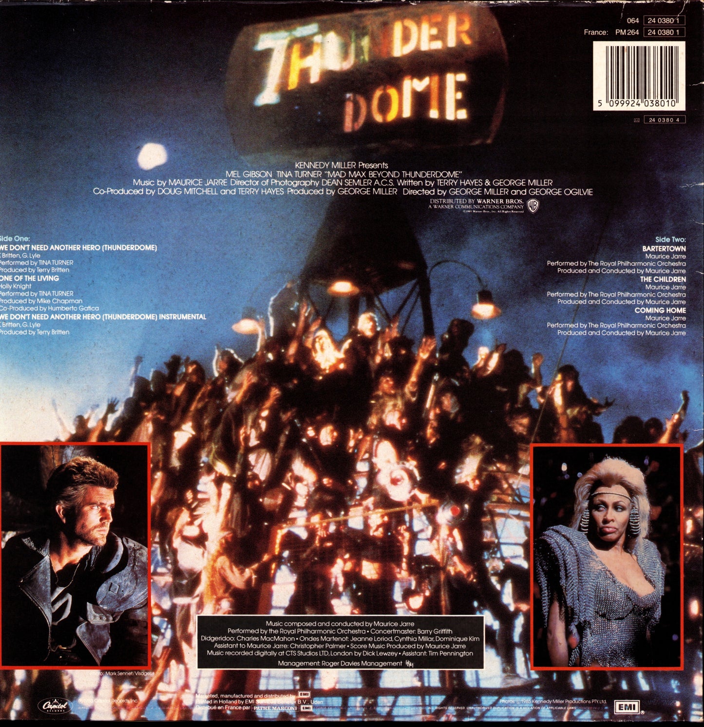 Mad Max - Beyond Thunderdome - Original Motion Picture Soundtrack Vinyl LP + Poster