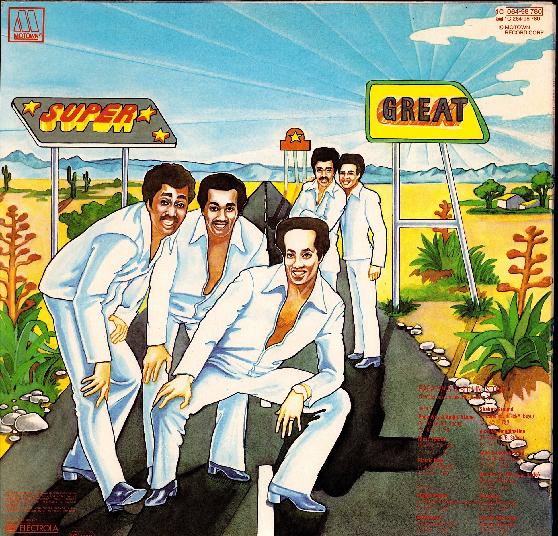 The Temptations ‎- Greatest Hits Volume 3 Vinyl LP