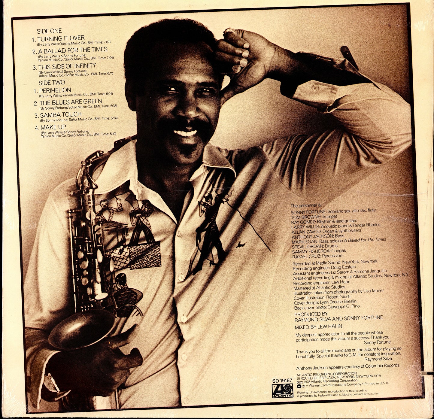 Sonny Fortune – Infinity Is Vinyl LP Still Sealed